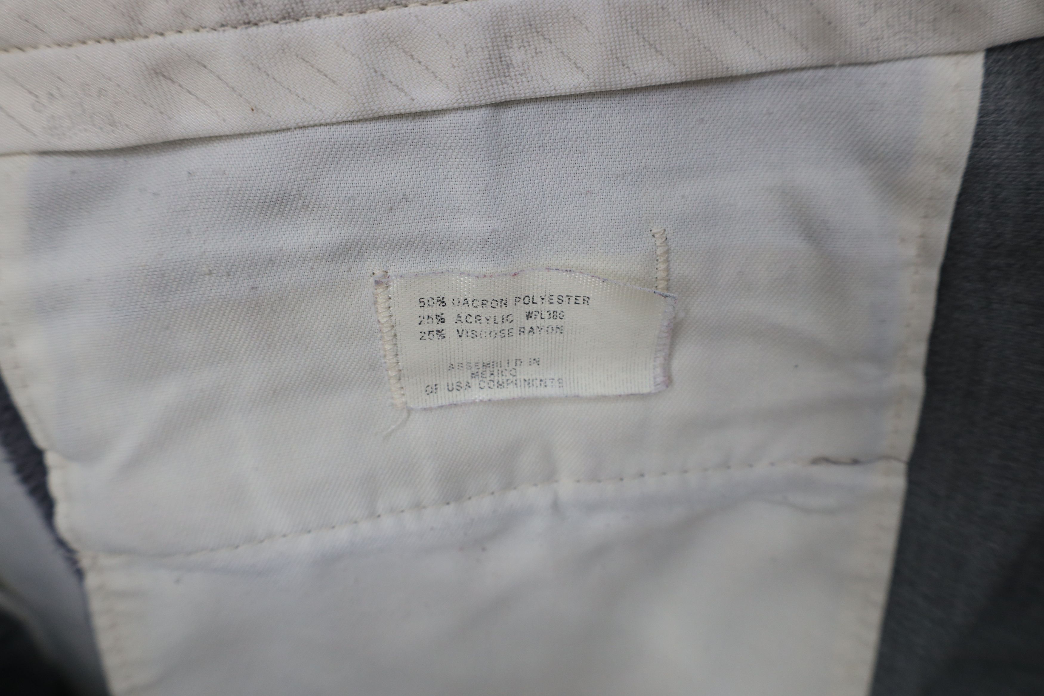 Vintage Vintage 70s Streetwear Blend Chambray Chino Pants Gray Size US 34 / EU 50 - 8 Thumbnail