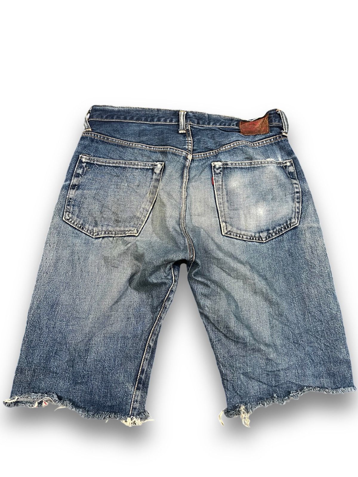 Japanese Brand Vintage Sewing Chop Clinic Selvedge Shorts Denim Size US 33 - 3 Thumbnail