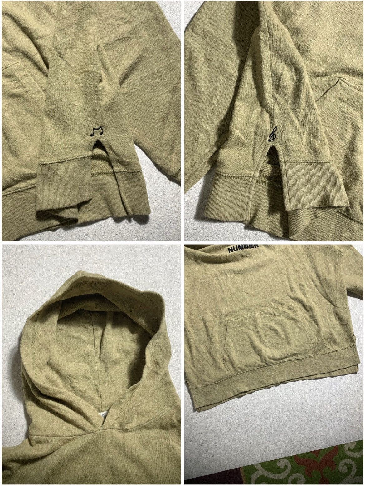 Number (N)ine Number Nine - Takahiromiyashita the soloist Script Hoodie Size US L / EU 52-54 / 3 - 7 Thumbnail