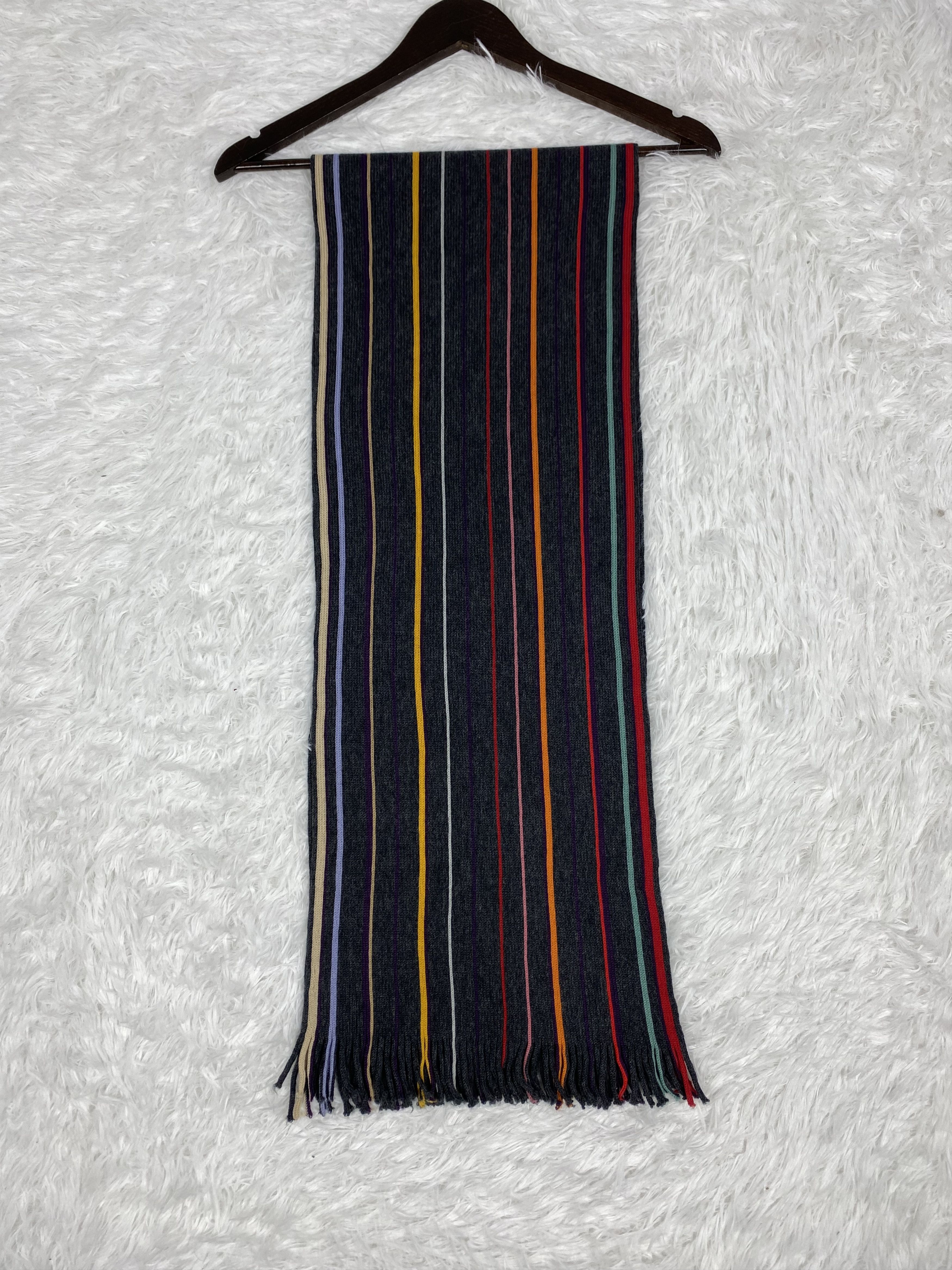 Paul Smith × Vintage Vintage Paul Smith Scarf / Muffler Neckwear PM0163 Size ONE SIZE - 8 Thumbnail