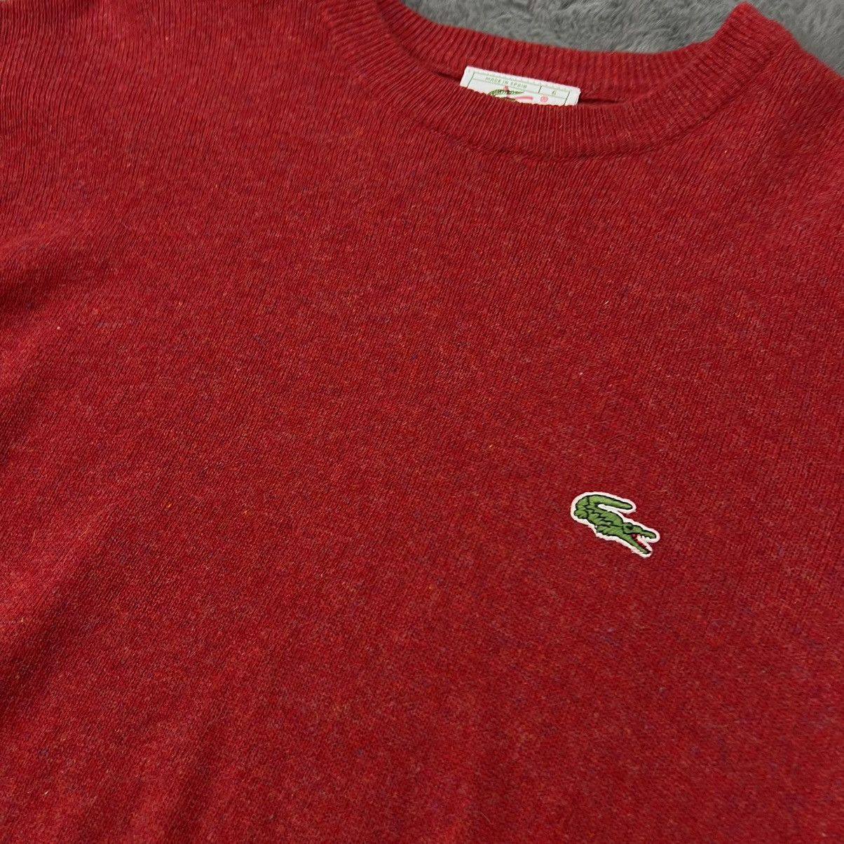 Lacoste Lacoste Vintage 100% Pure Laine Wool Mark Casual Sweater Size US M / EU 48-50 / 2 - 5 Thumbnail