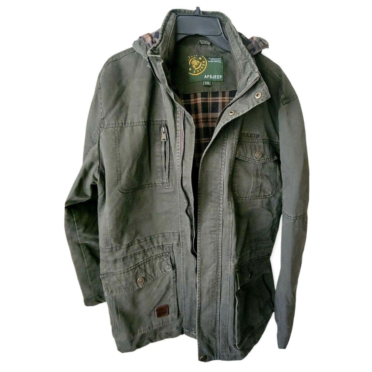 Jeep AFS Jeep Hooded & Lined Men Military Jacket Size XXL Size US XXL / EU 58 / 5 - 3 Thumbnail