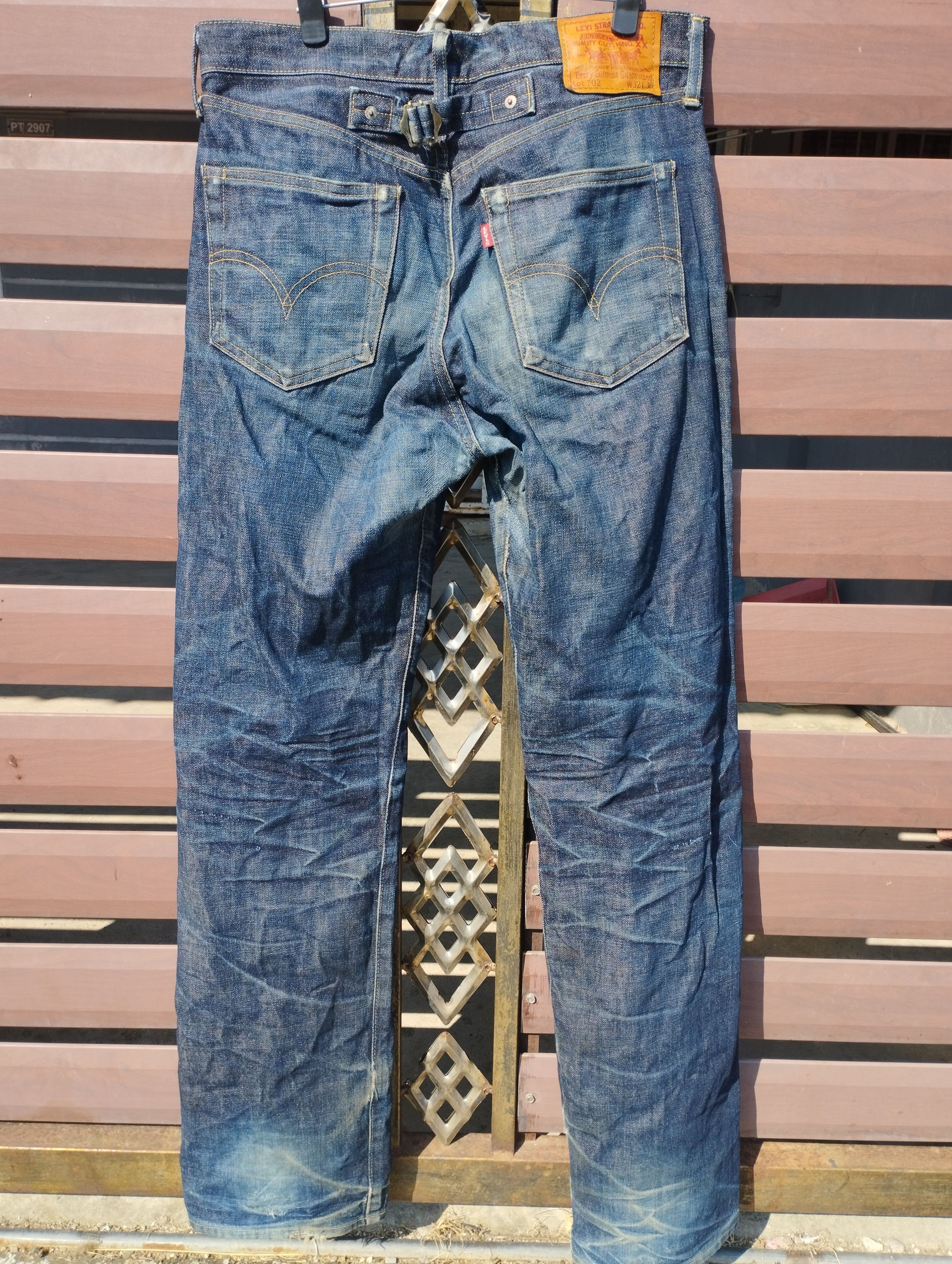 Japanese Brand × Levi's Vintage Clothing Levi's 702 selvedge BackleBack Size US 33 - 1 Thumbnail