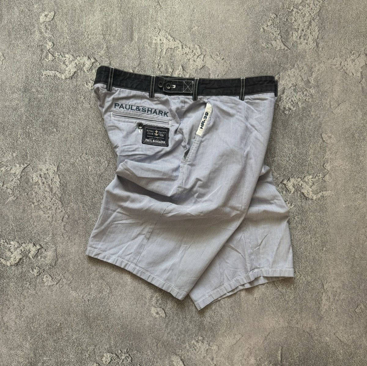 Designer × Paul & Shark Paul & shark yachting 🦈 I52 USA36 striped shorts 🩳 casual Size US 36 / EU 52 - 16 Thumbnail