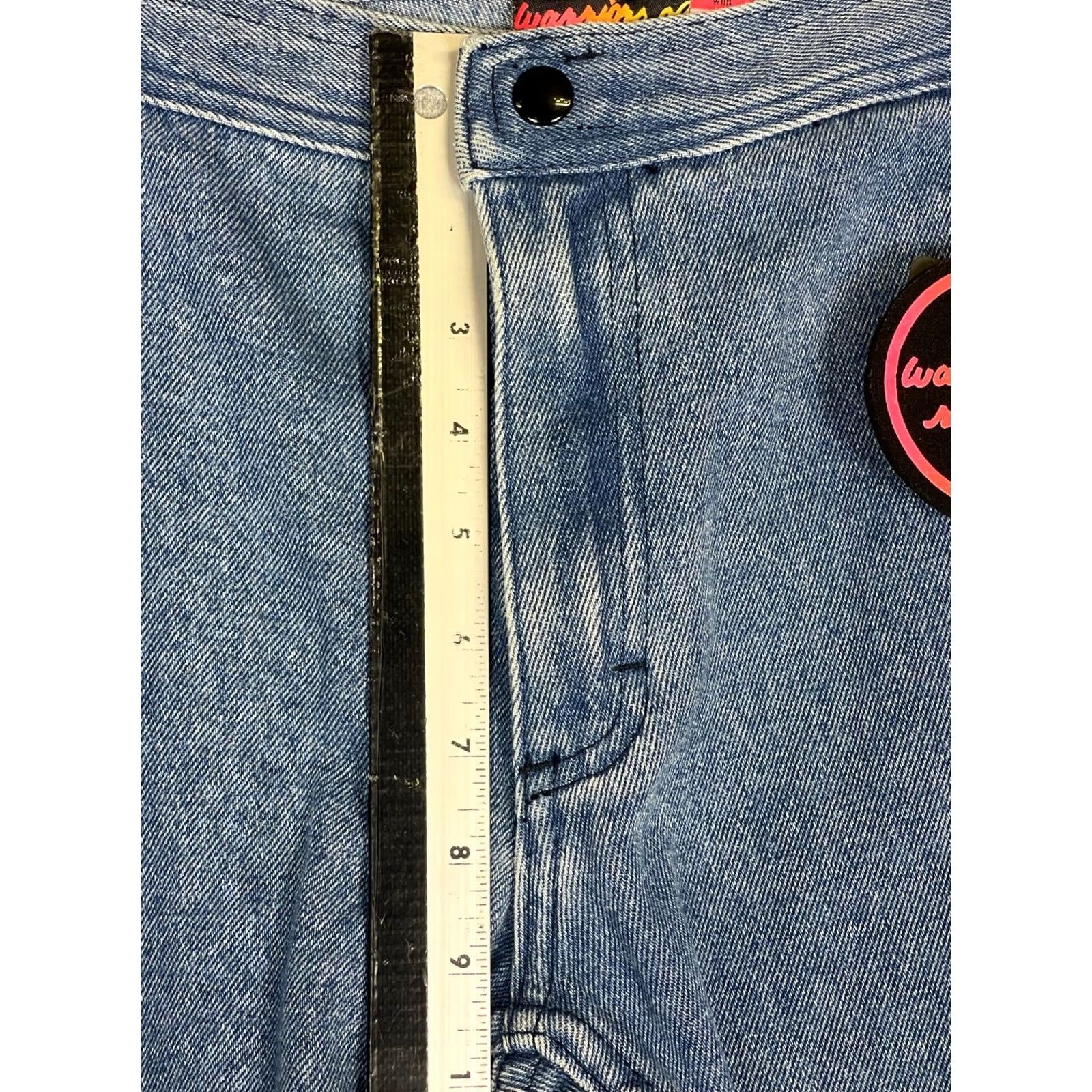 Vintage Warriors Of Radness Jeans Men 36 Straight Blue NWT Mid Rise Regular Fit Denim Cotton Button Zip Inseam 33 Size US 36 / EU 52 - 5 Thumbnail