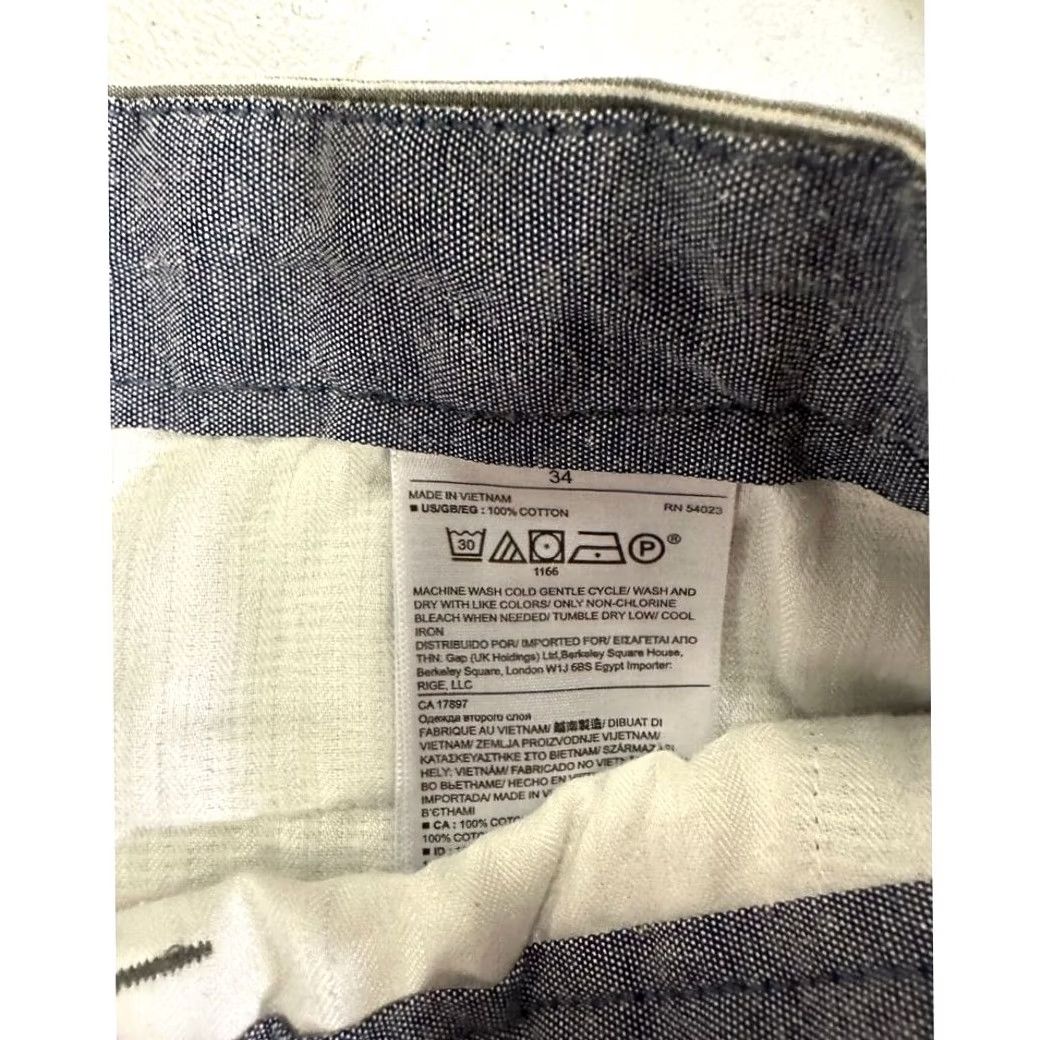 Banana Republic Banana Republic Khakis Shorts Men 34 Black/White Stripe Flat Front Casual Pocket Size US 34 / EU 50 - 4 Thumbnail