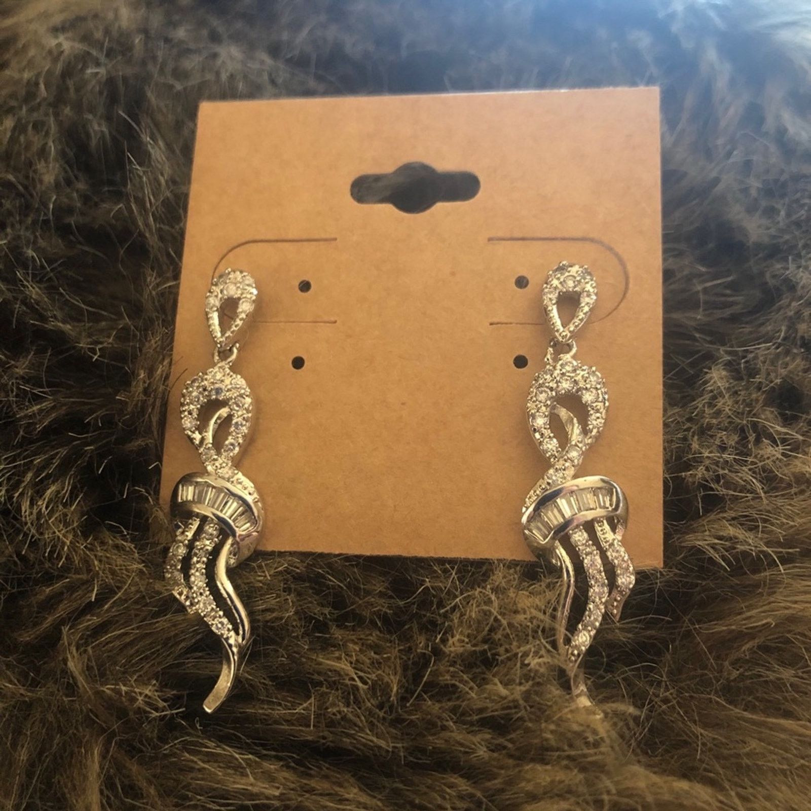 Jewelry Stunning cubic zirconia silver plated jewelry set Size ONE SIZE - 13 Thumbnail
