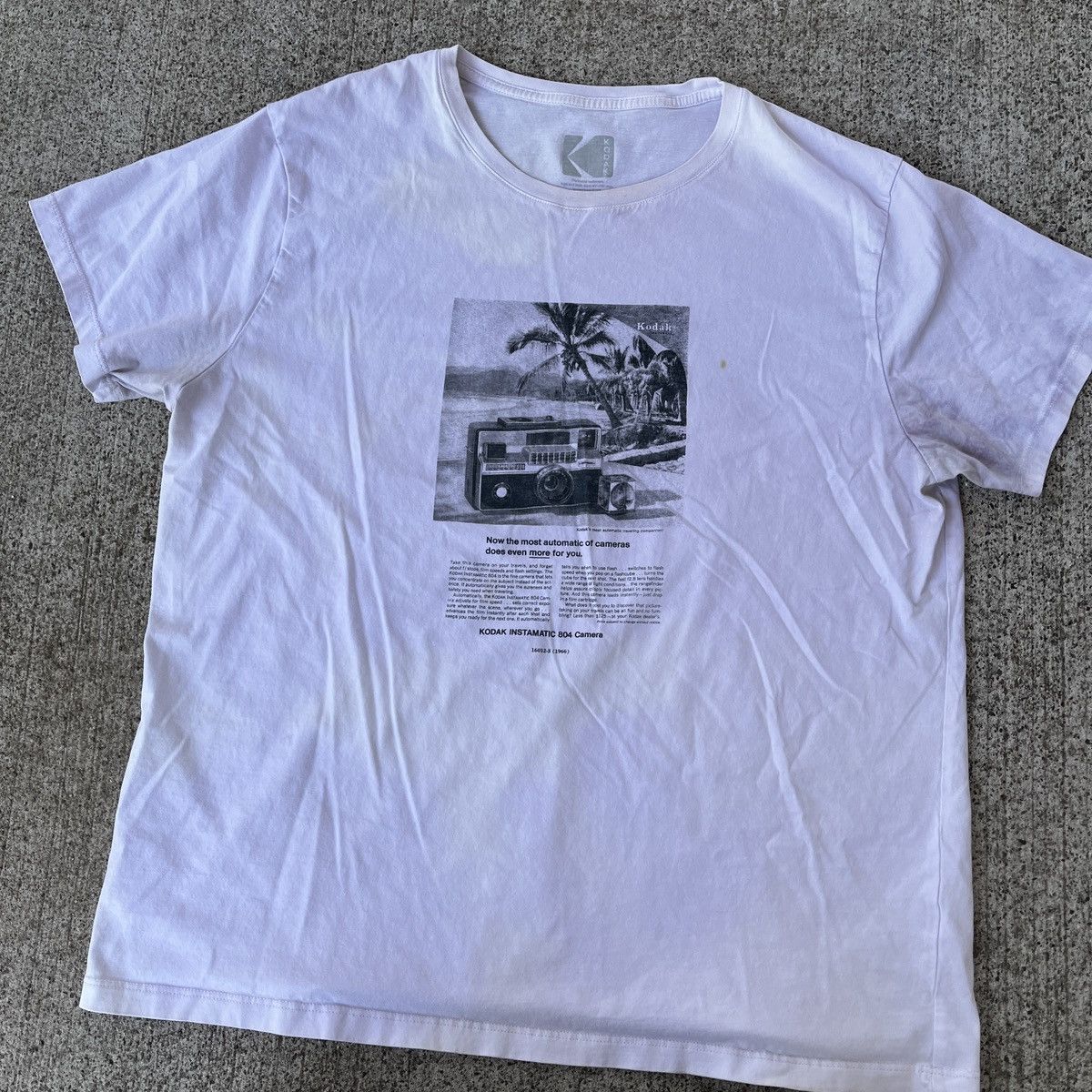 Vintage Vintage Kodak Camera T-Shirt Stained XL Y2K 00’s Size US XL / EU 56 / 4 - 5 Thumbnail