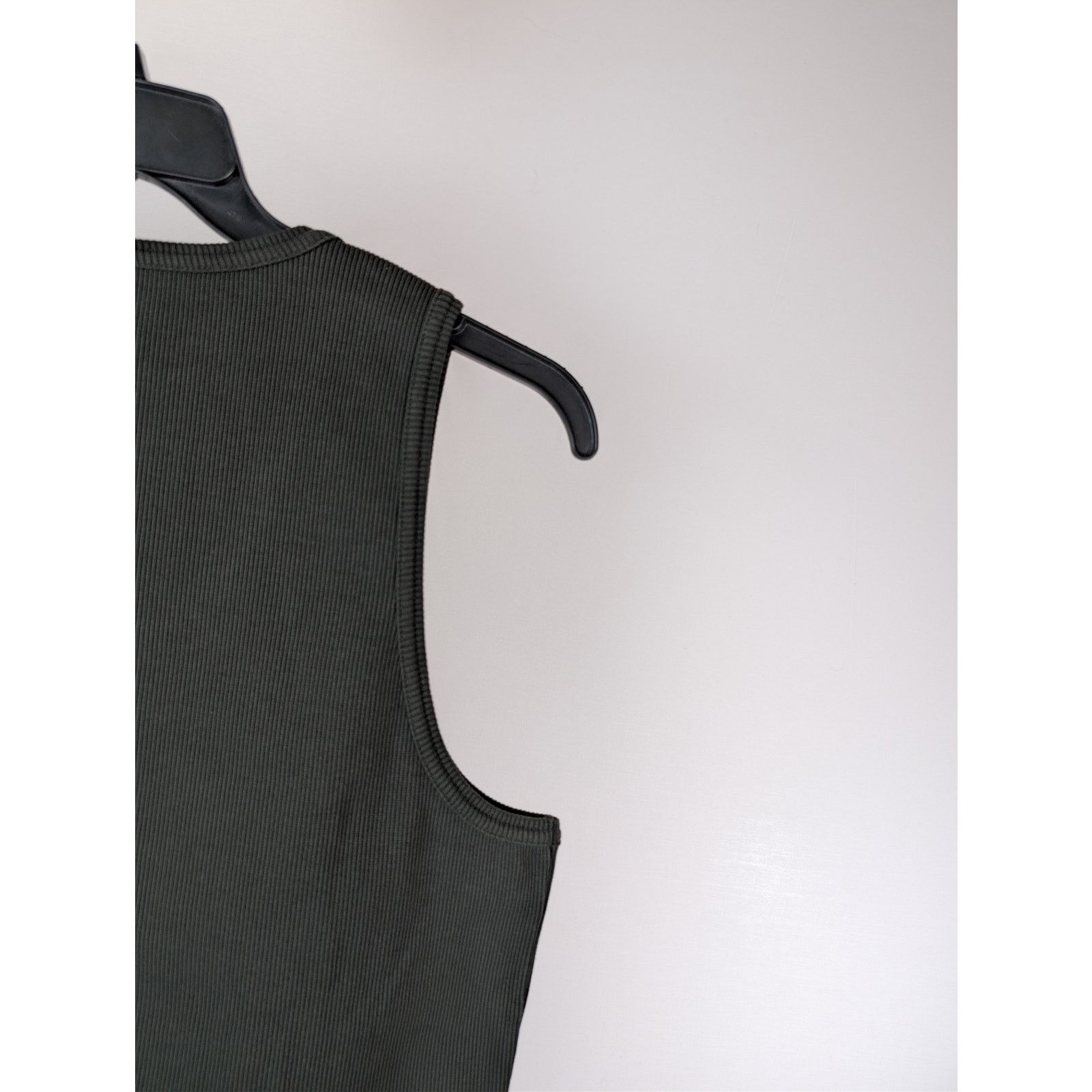Bottega Veneta o1rshd1 Stretch Cotton Rib Tank Top in Dark Green Size US XL / EU 56 / 4 - 13 Thumbnail