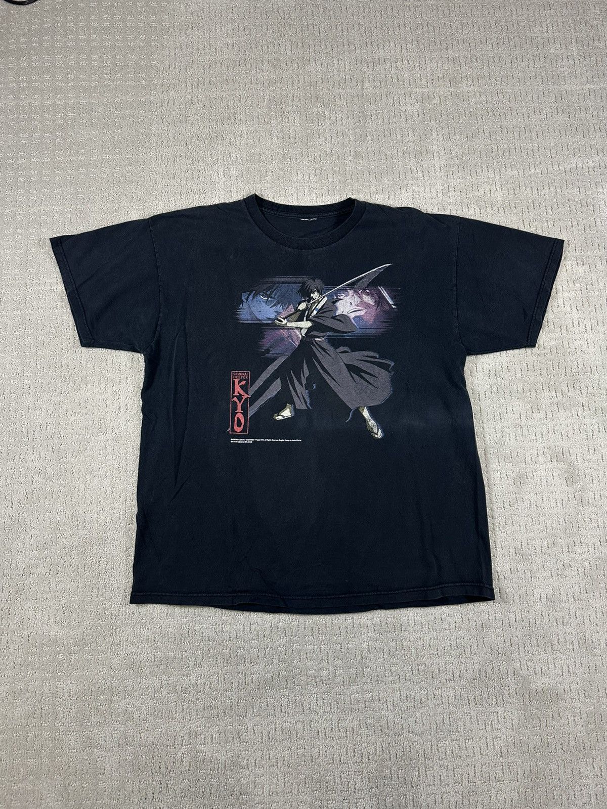 Anime Vintage Samurai Deeper Kyo Anime T-Shirt Size US XL / EU 56 / 4 - 1 Thumbnail
