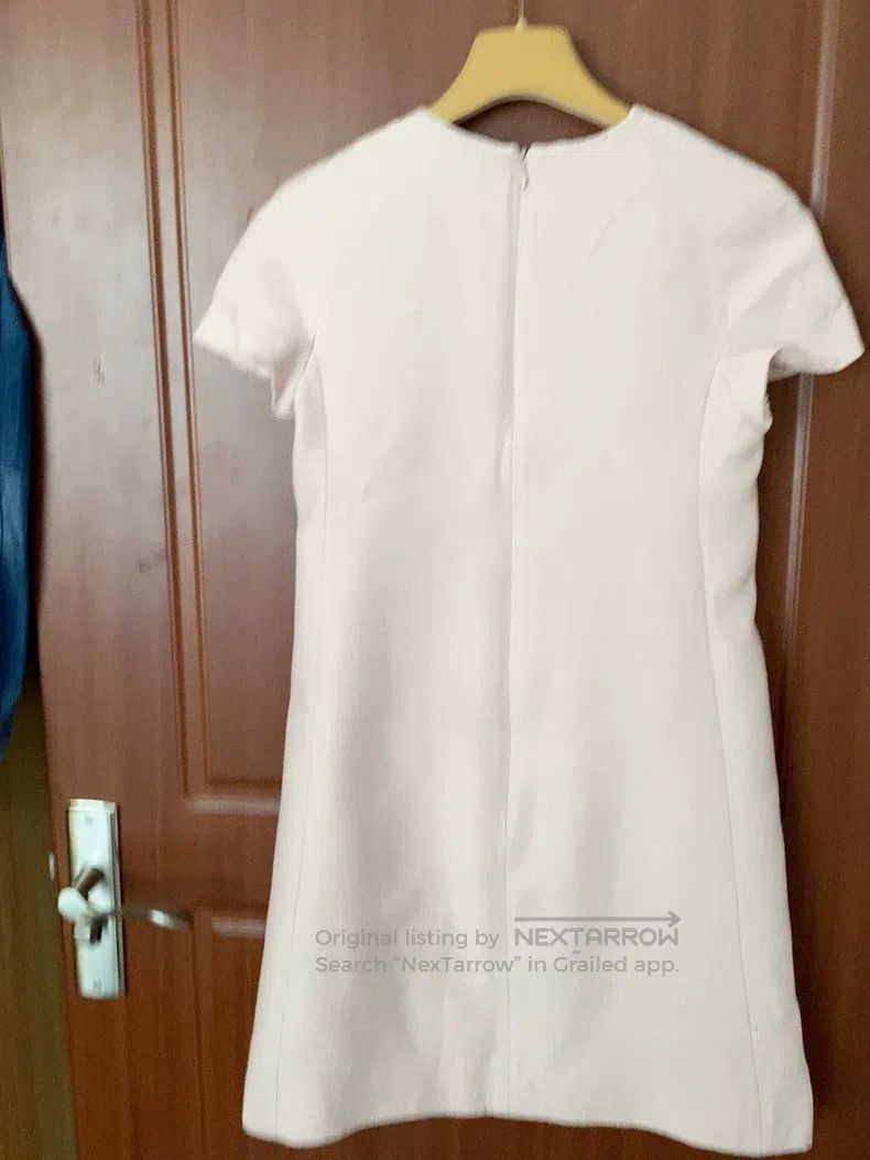 Valentino Valentino Bow mulberry silk wool silk wool dress Size S / US 4 / IT 40 - 2 Thumbnail
