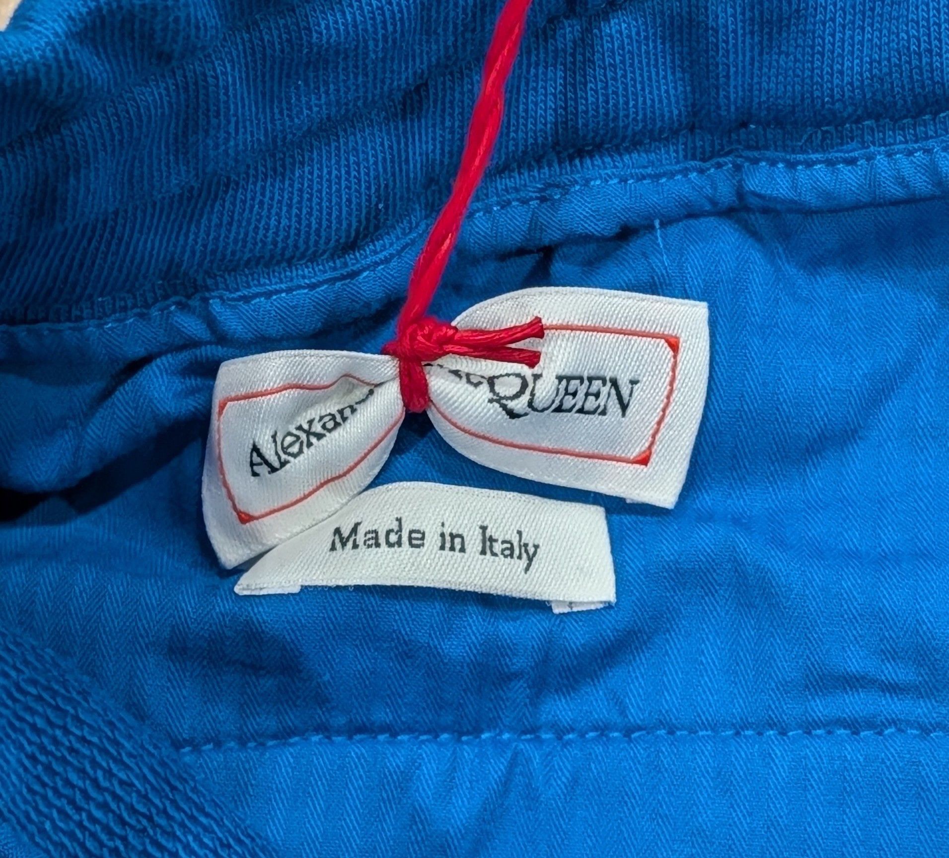 Alexander McQueen Alexander McQueen Logo Sweat Shorts Galatic Blue Small Size US 30 / EU 46 - 6 Thumbnail