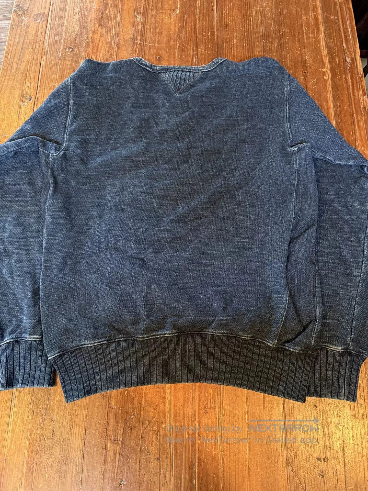 RRL Ralph Lauren RRL Ralph Lauren Indigo Crewneck Sweatshirt. Size US S / EU 44-46 / 1 - 2 Thumbnail