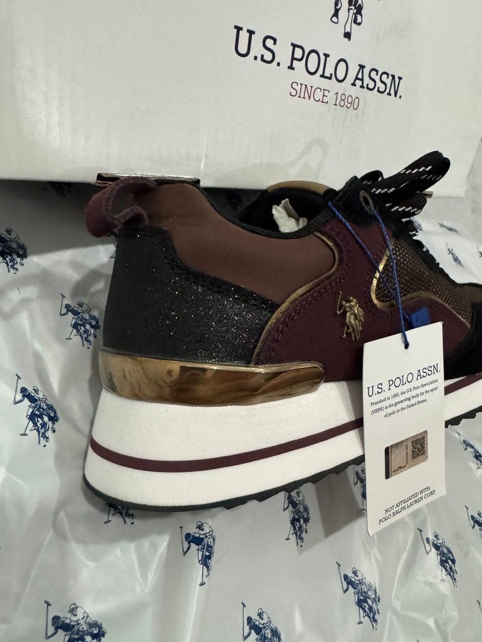 U.S. Polo Assn. Polo sneakers new with tags in box size 37 US 6.5 Size US 6.5 / IT 36.5 - 7 Thumbnail