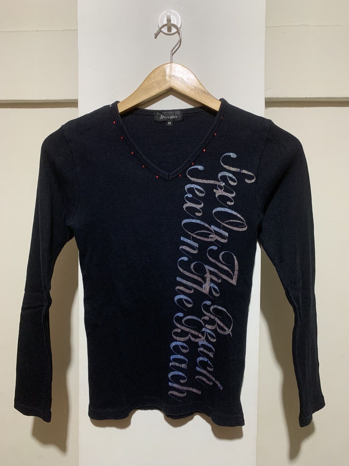 Hysteric Glamour × Supreme Japanese Place Plan Gothic Poem Surfing Sexs LongSleeve Tee Size US M / EU 48-50 / 2 - 2 Thumbnail