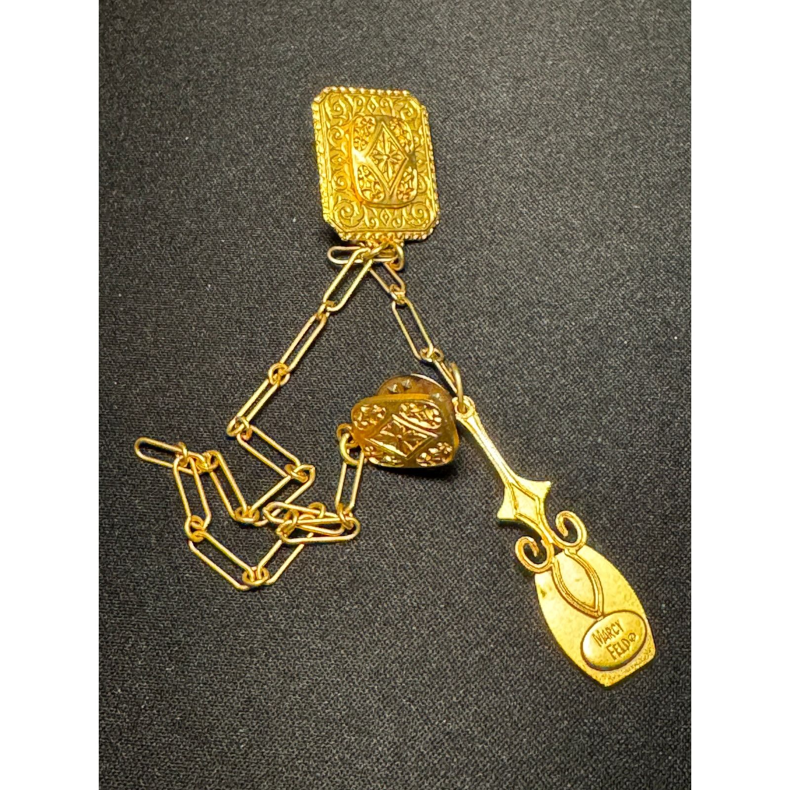 Other Marcy Feld Double Pin Brooch with Long Charm Size ONE SIZE - 1 Thumbnail