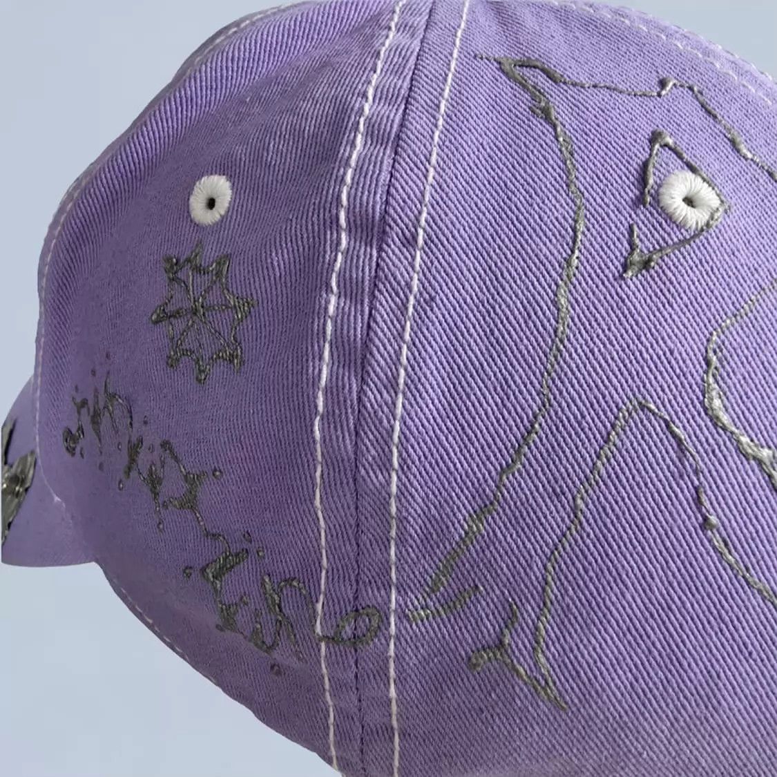 Adidas adidas remake mechanical violet cowboy hat w/ rivet silver Size ONE SIZE - 4 Thumbnail