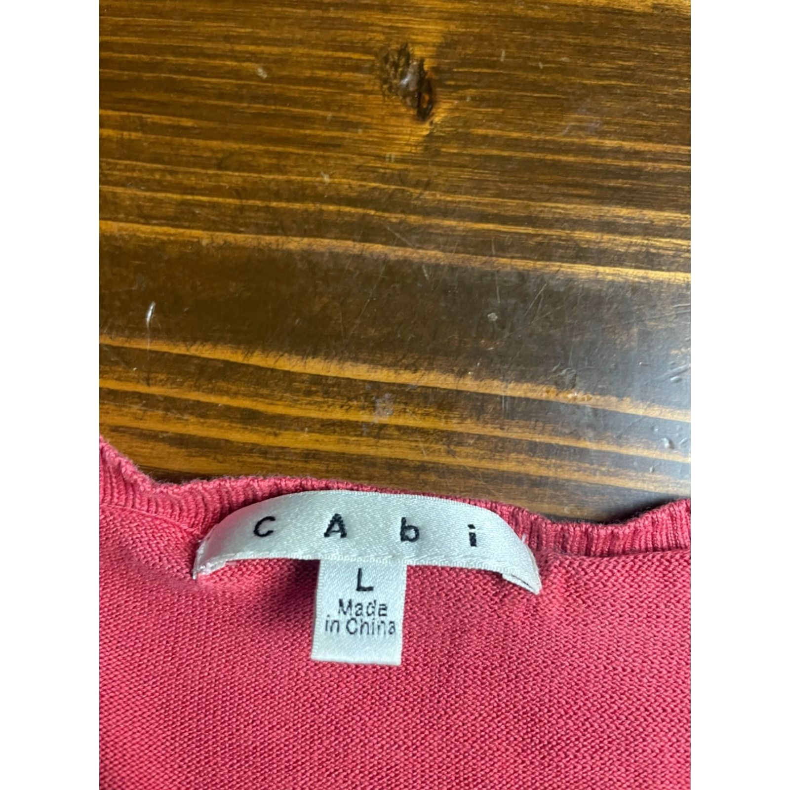 Vintage cAbi Sweater Cardigan, Women's Size Large Mauve Pink Knit Size L / US 10 / IT 46 - 7 Thumbnail