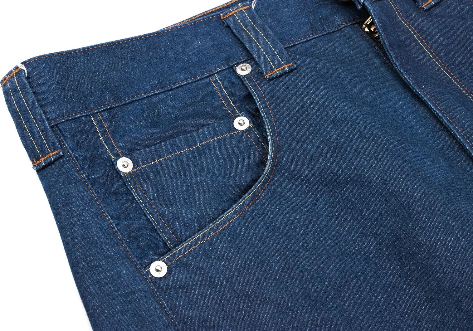 Junya Watanabe Camouflage Pocket Design Curved Denim Pants in Indigo S Size US 30 / EU 46 - 5 Thumbnail