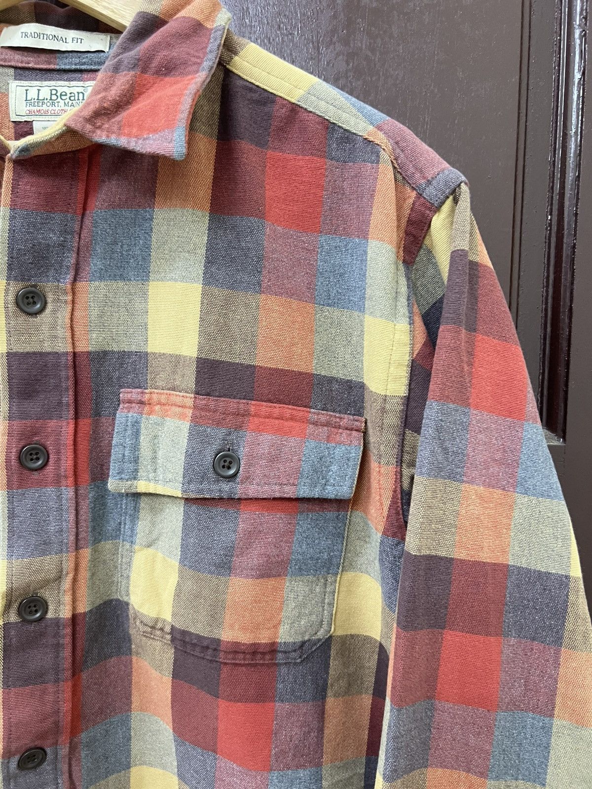 L.L. Bean Vintage Y2K LL Beans Flannel Double Pocket Button Up Shirt Size US XL / EU 56 / 4 - 3 Thumbnail