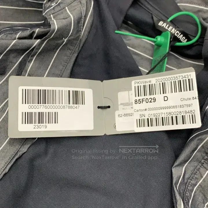 Balenciaga Balenciaga FW22 Striped Long Sleeve Shirt. Size US M / EU 48-50 / 2 - 5 Thumbnail