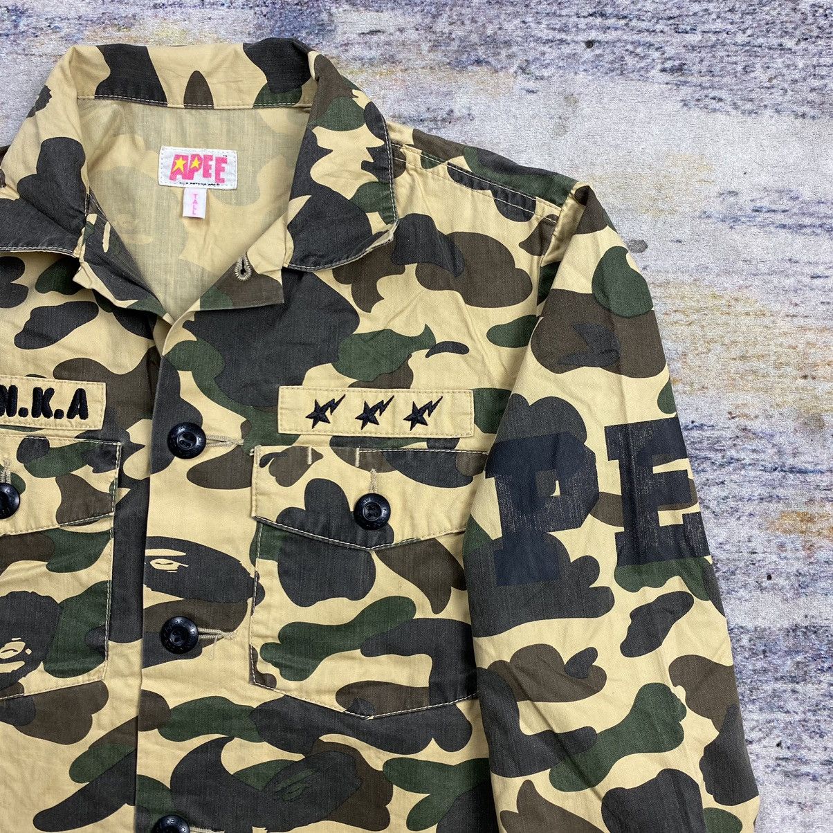 Bape × Nigo Bape camouflage military shirt Size US S / EU 44-46 / 1 - 4 Thumbnail