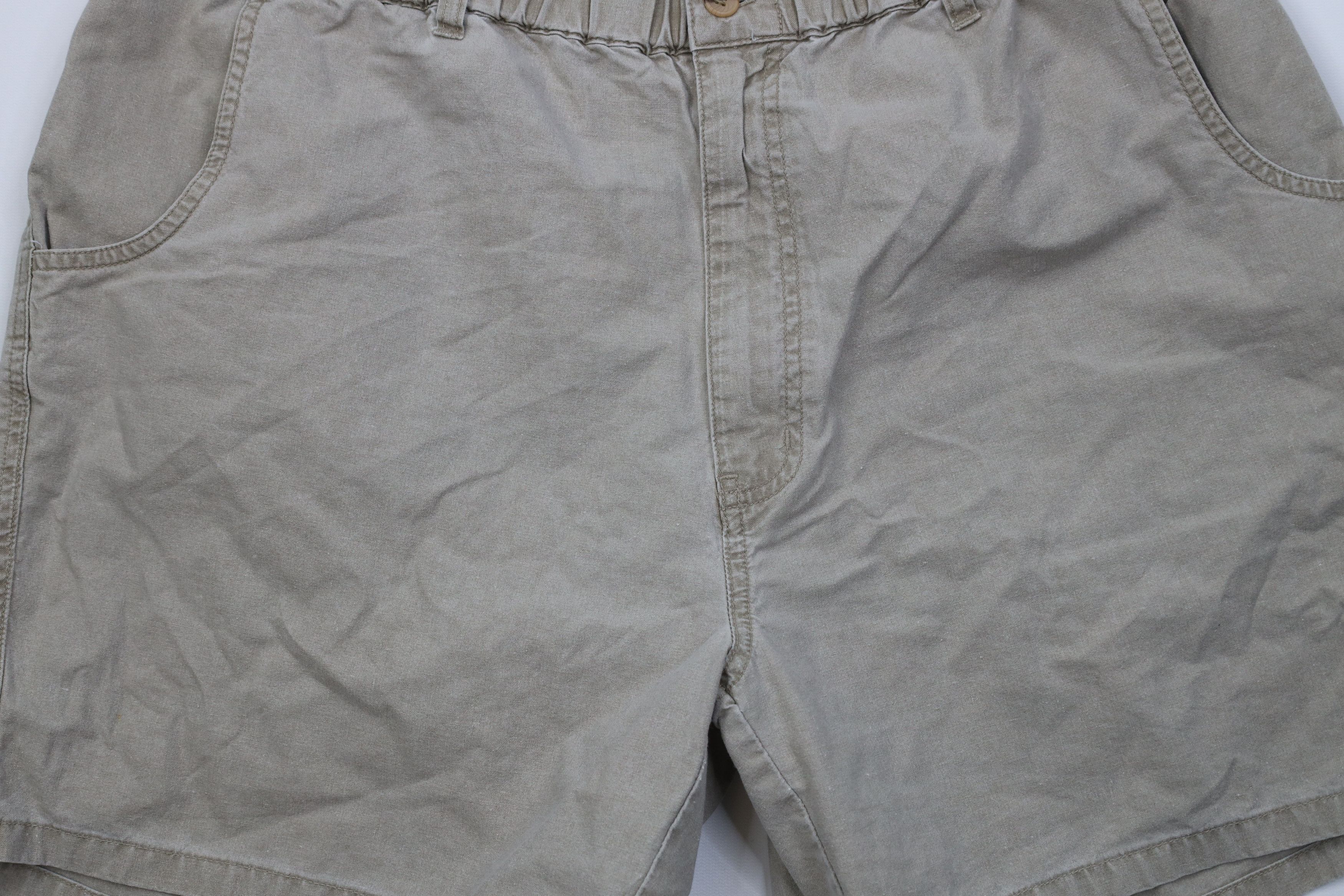 Vintage Vintage 90s Streetwear Stonewash Above Knee Chino Shorts Size US 36 / EU 52 - 3 Thumbnail