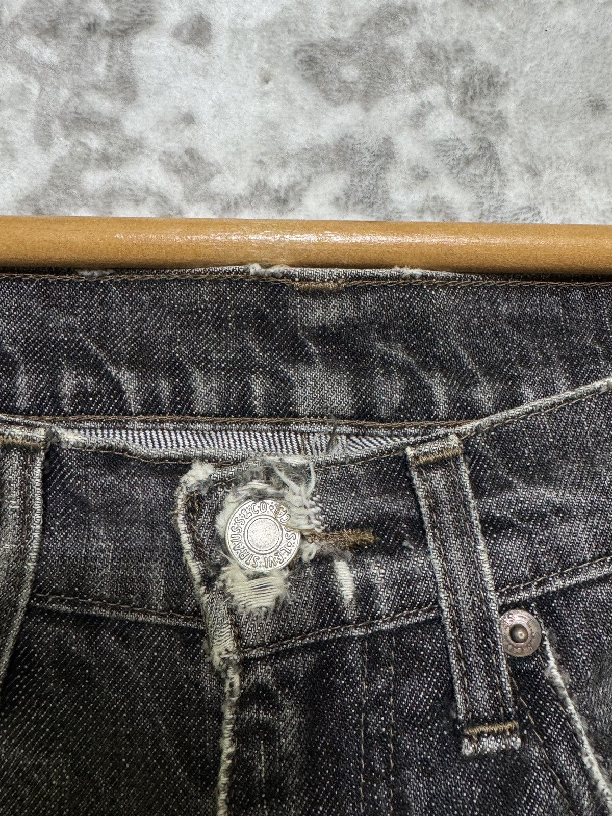 Levi's Vintage Levi’s 603 Acid Wash Distressed Tapered Leg Jeans Size US 28 / EU 44 - 10 Thumbnail