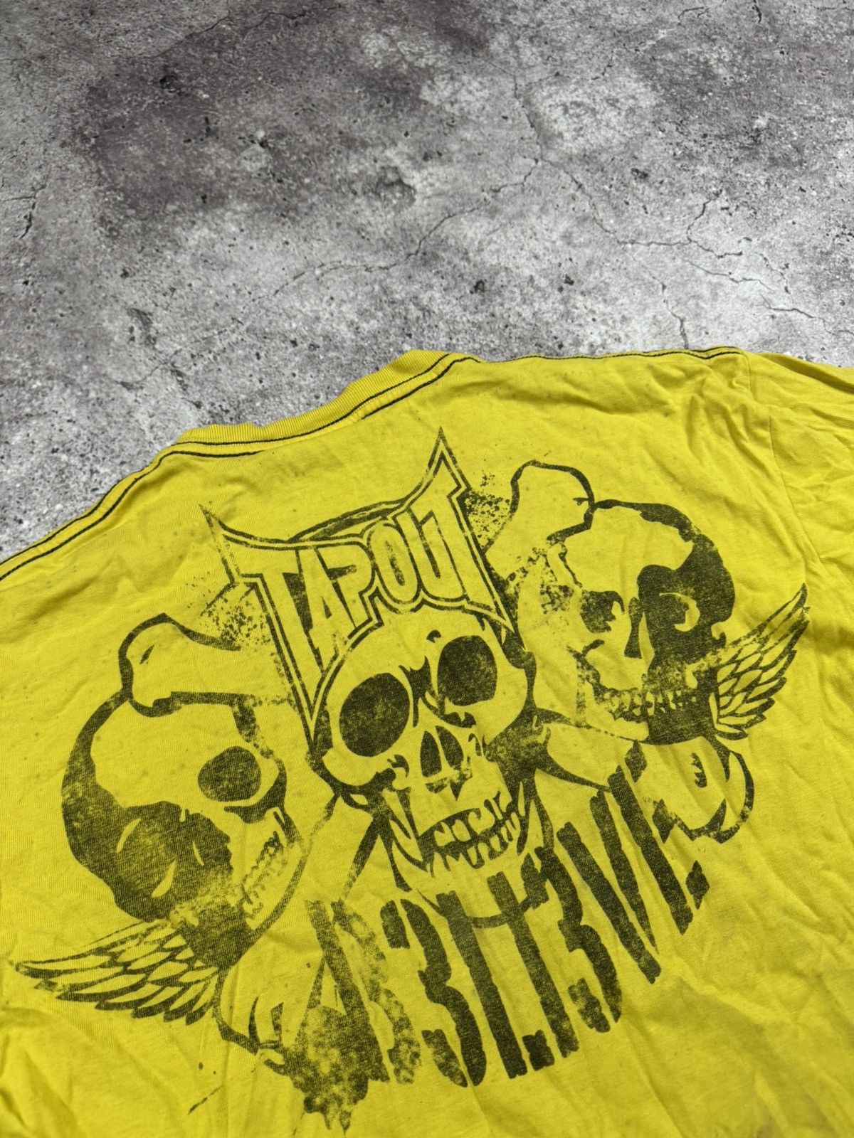 Tapout Crazy vintage y2k TAPOUT grunge skull cyber Affliction shirt Size US S / EU 44-46 / 1 - 10 Thumbnail
