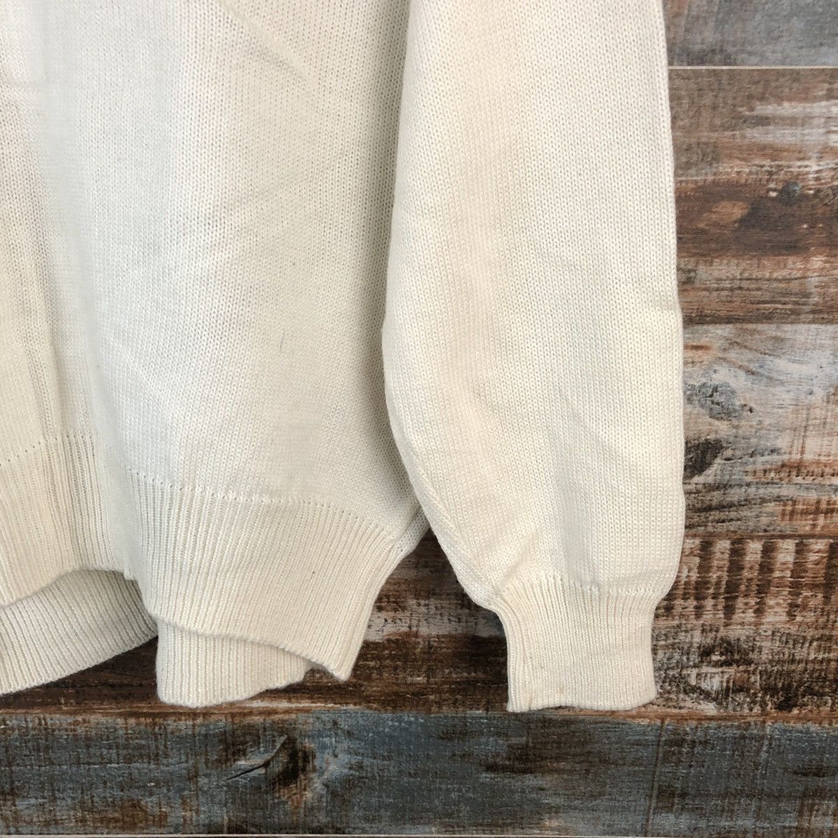 Vintage DL Erina cat Beige Cardigan Knitwear #C727 Size M / US 6-8 / IT 42-44 - 16 Thumbnail
