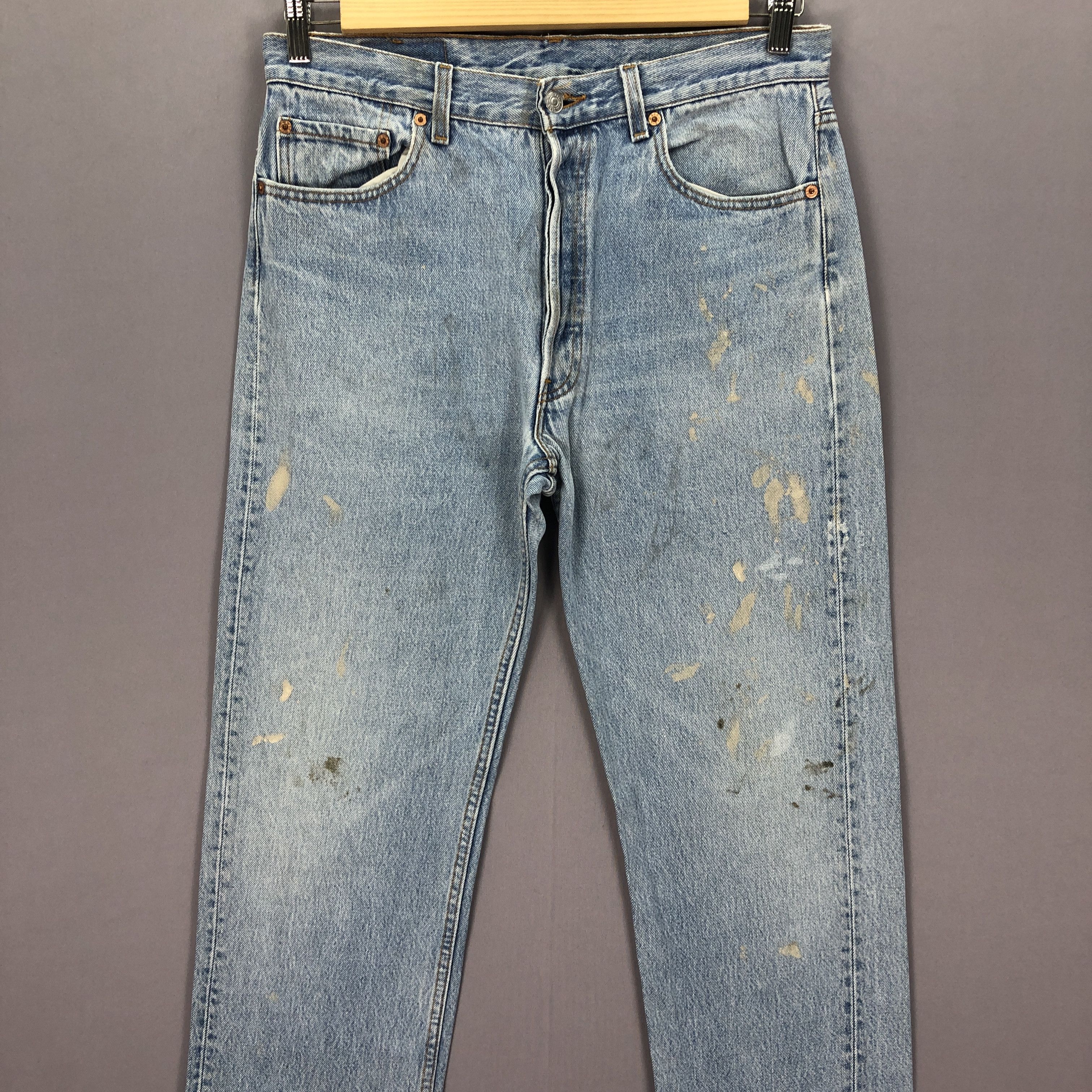 Levi's Vintage 90s Levis 501 Jeans Levi's Light Wash Faded Denim Size US 30 / EU 46 - 5 Thumbnail