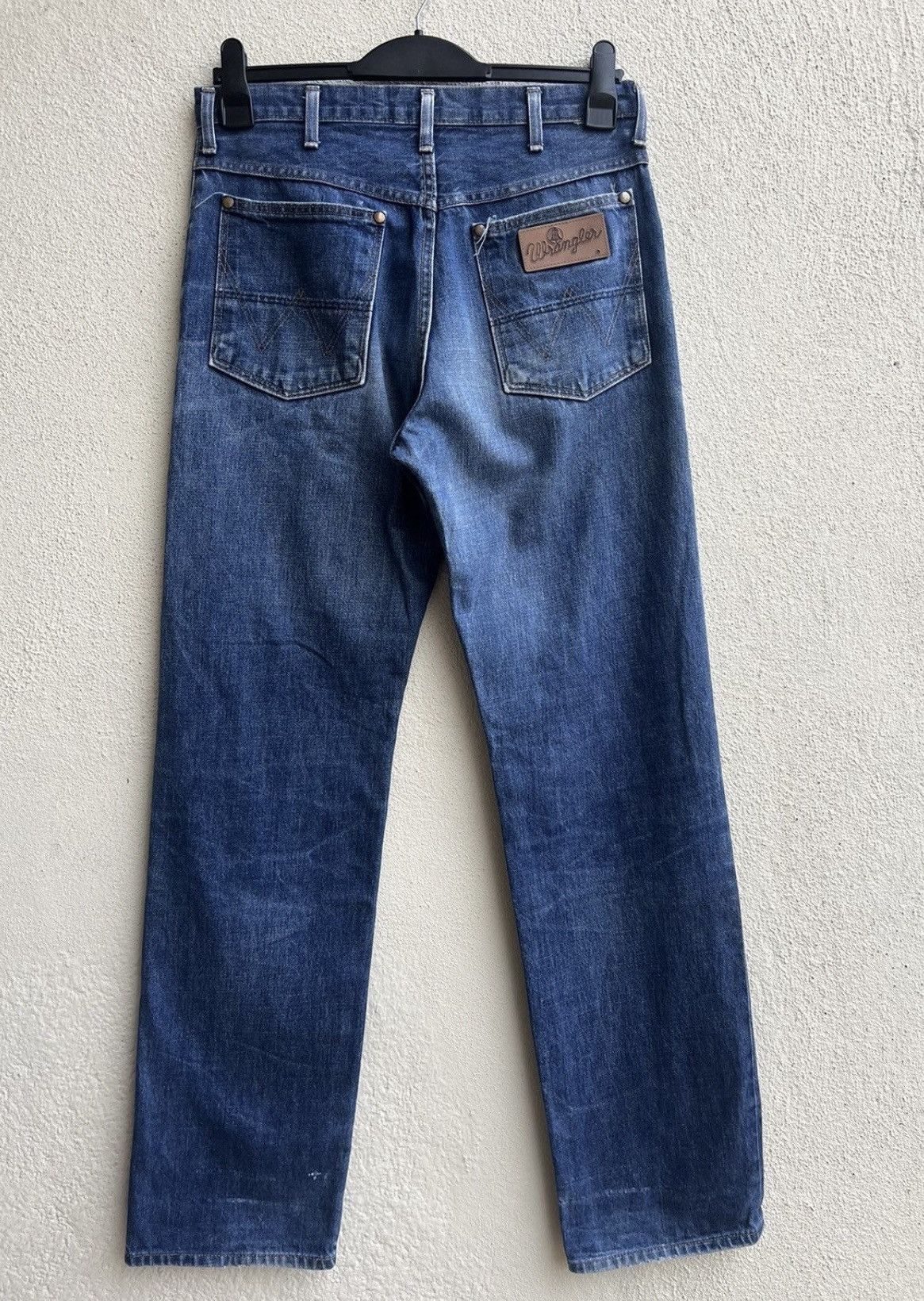 Vintage Vintage Wrangler Blue Bell Blue Denim Selvedge Jeans Size US 31 - 1 Thumbnail