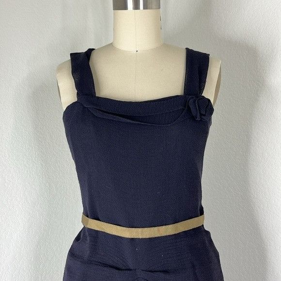 Roland Mouret Roland Mouret Draped Belted Pleated Midi Ruffle Hem Dress Size M / US 6-8 / IT 42-44 - 4 Thumbnail
