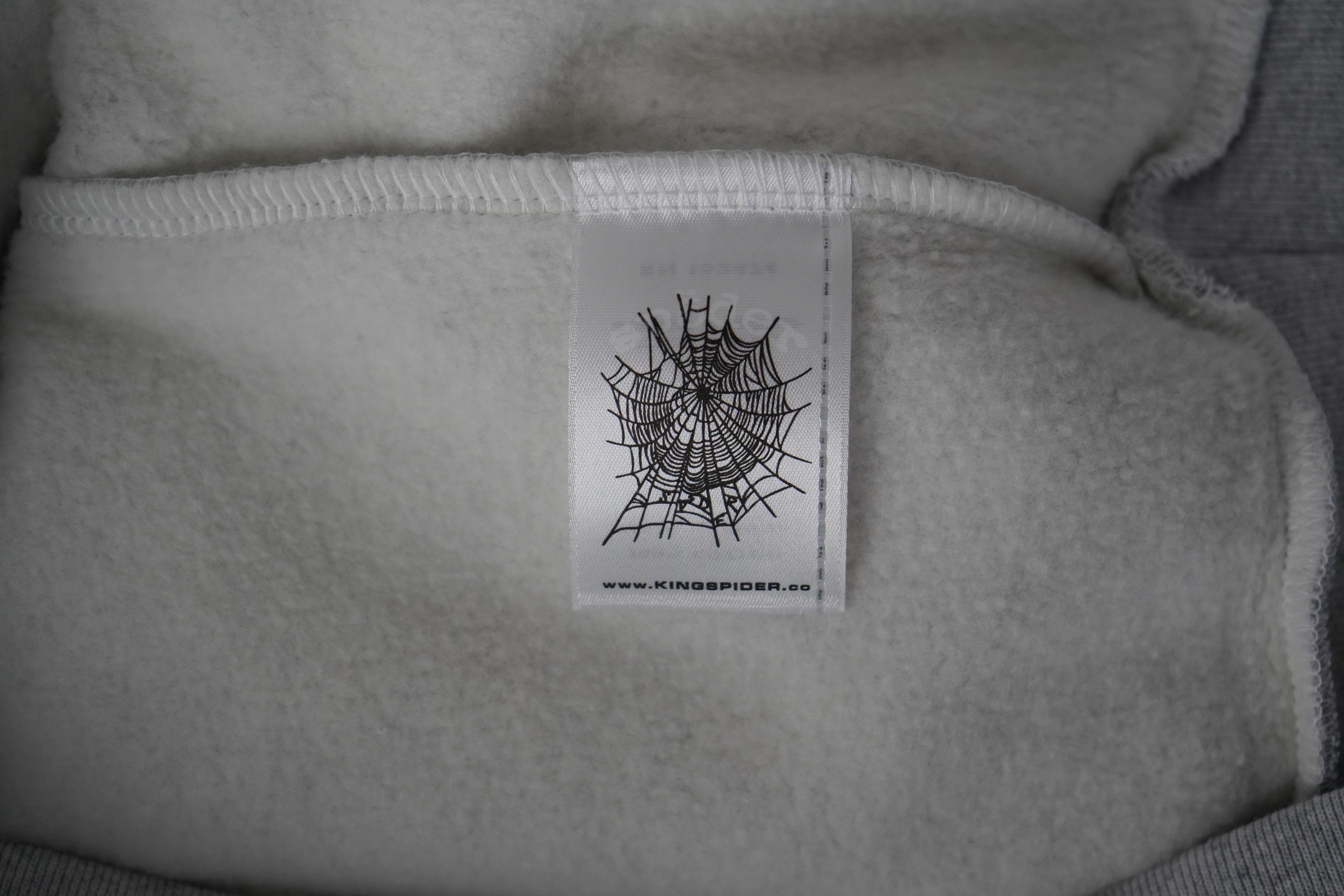 Sp5der Sp5der - Souvenir Hoodie (I Love Sp5der) - Heather Grey, S Size US S / EU 44-46 / 1 - 8 Thumbnail