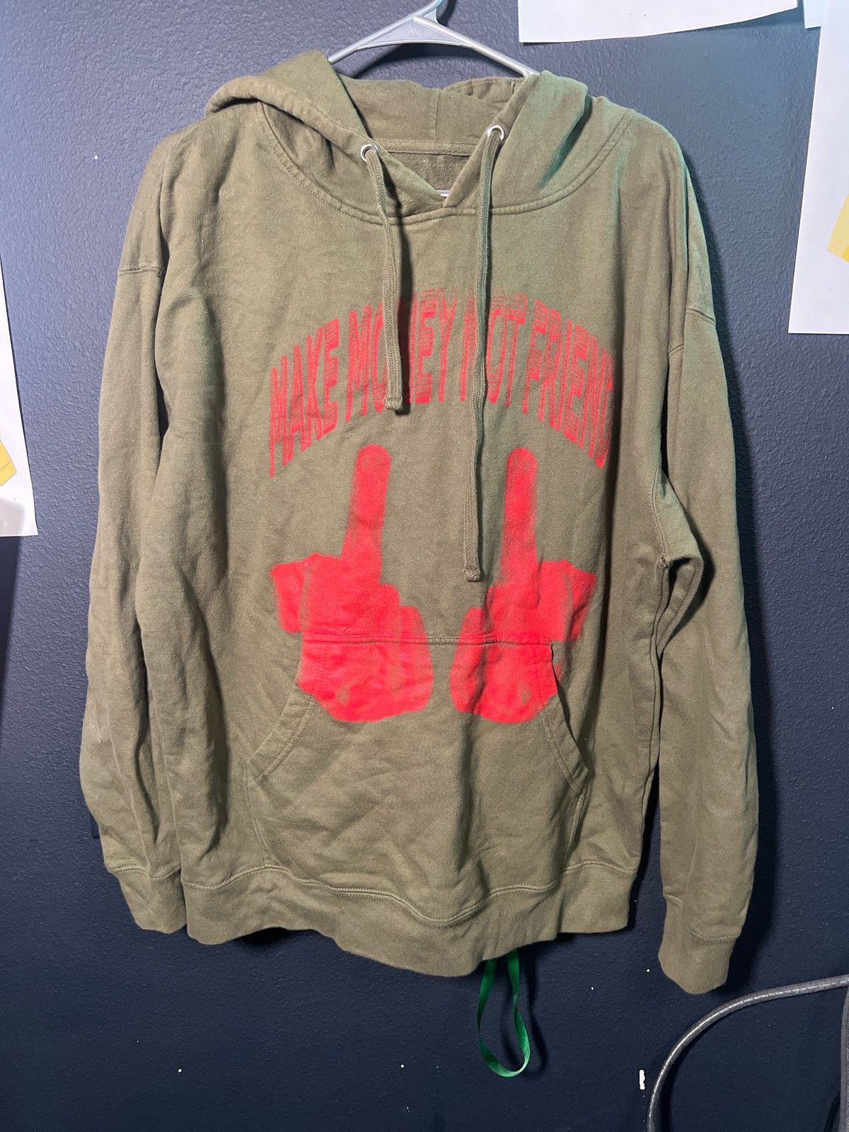 Other Make money not friends hoodie olive green Size US XL / EU 56 / 4 - 1 Thumbnail