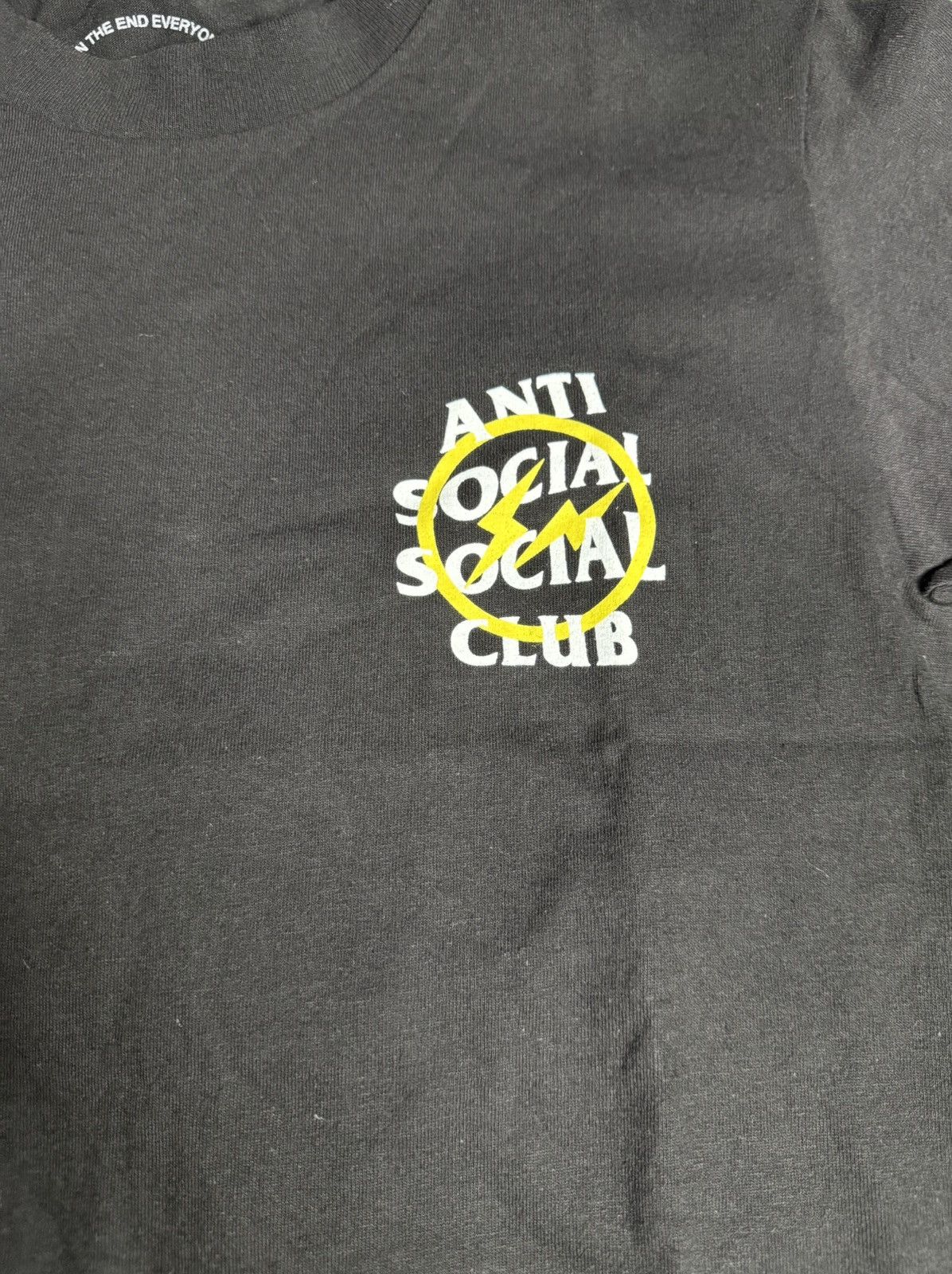 Anti Social Social Club × Fragment Design Anti Social Social Club x Fragment Yellow Bolt Size Small Size US S / EU 44-46 / 1 - 4 Thumbnail