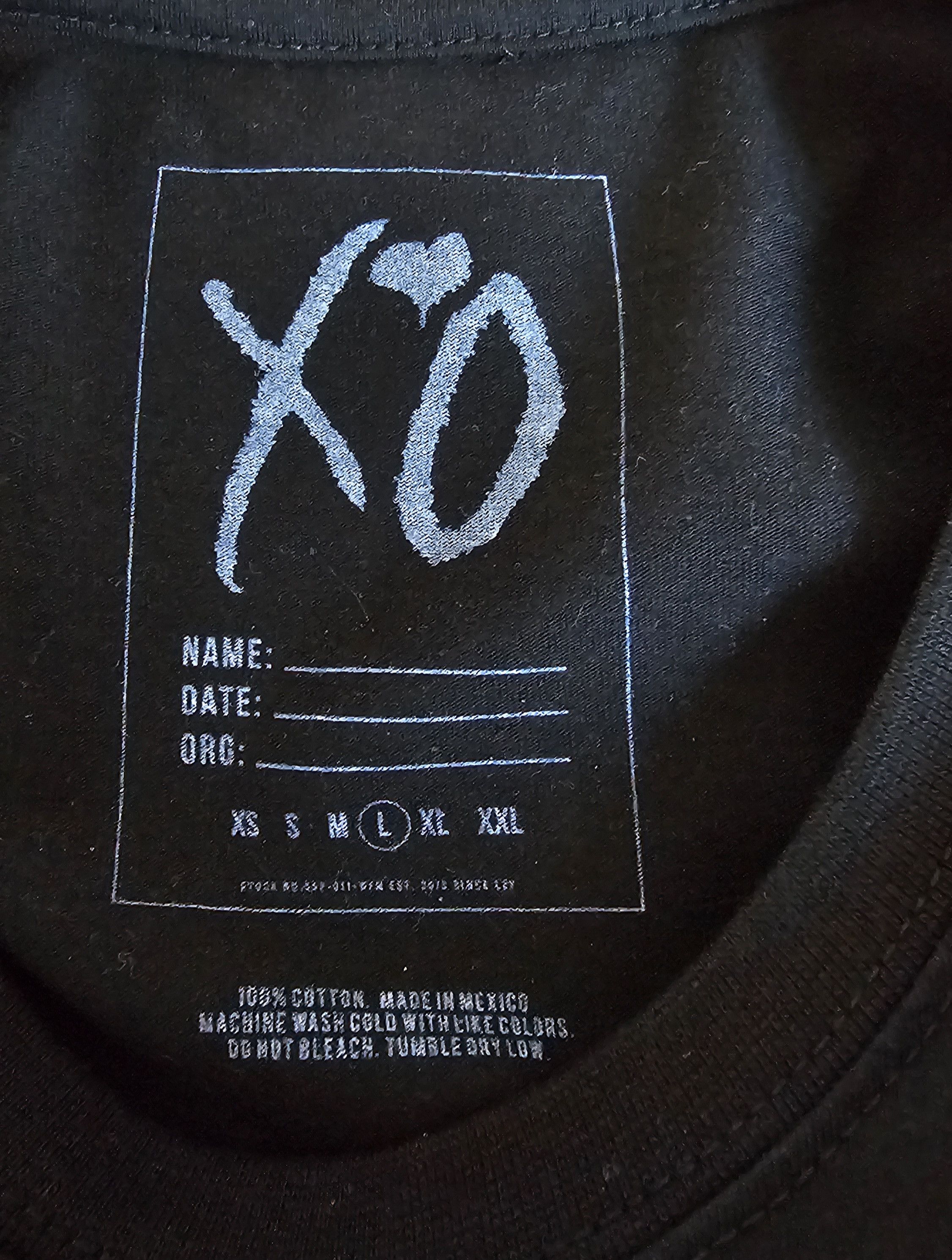 The Weeknd × XO The Weeknd XO 2017 Longsleeve Size US L / EU 52-54 / 3 - 6 Thumbnail
