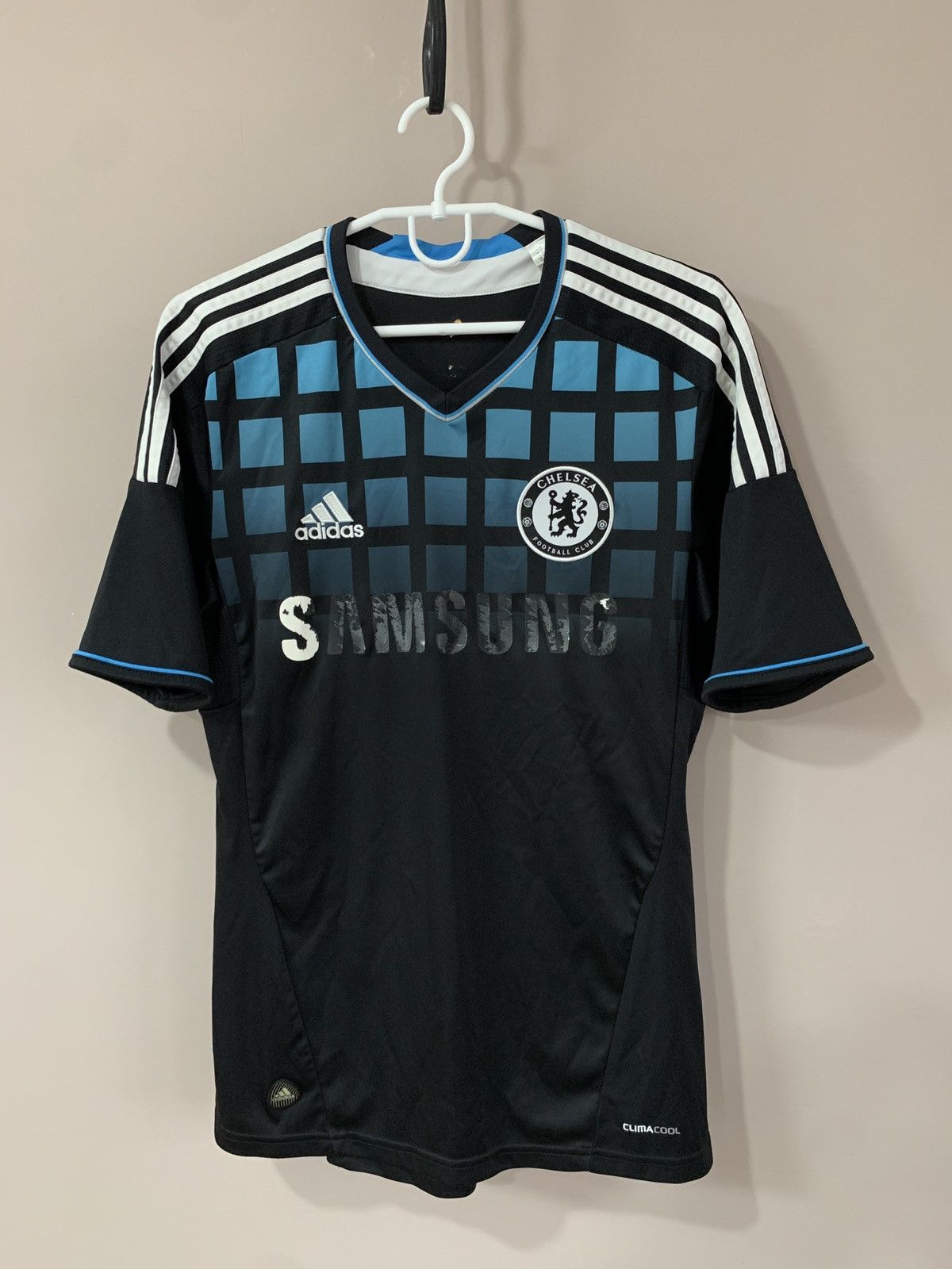 Adidas Chelsea London Away Football Shirt Adidas Soccer LUKAKU #18 Size US S / EU 44-46 / 1 - 2 Thumbnail