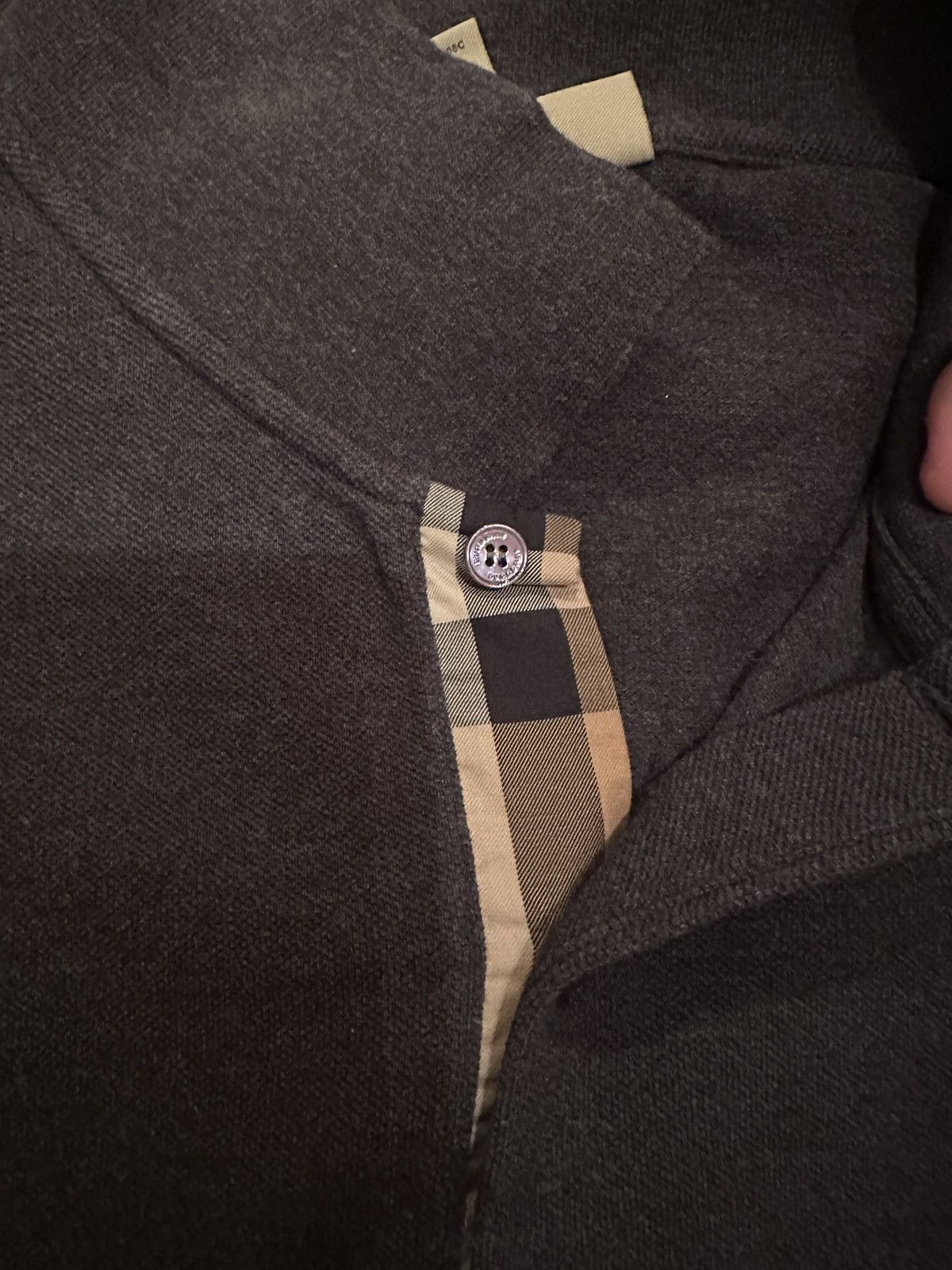 Burberry Black/grey ish polo Size US XXL / EU 58 / 5 - 4 Thumbnail