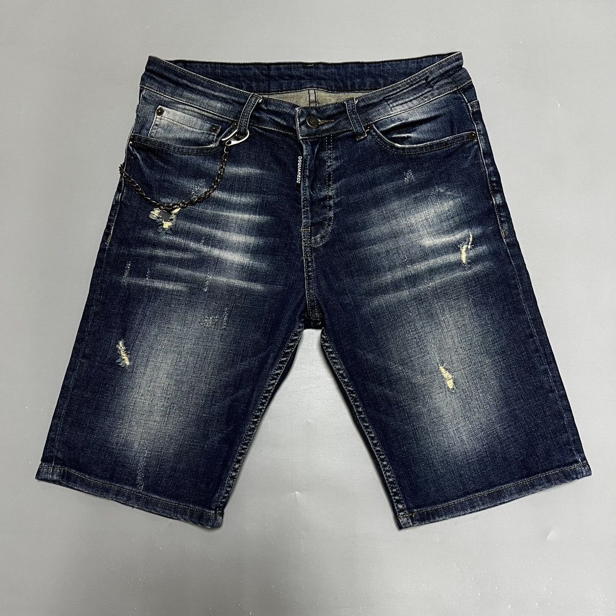 Dsquared2 × Vintage Dsquared Blue Shorts Vintage Size US 30 / EU 46 - 2 Thumbnail