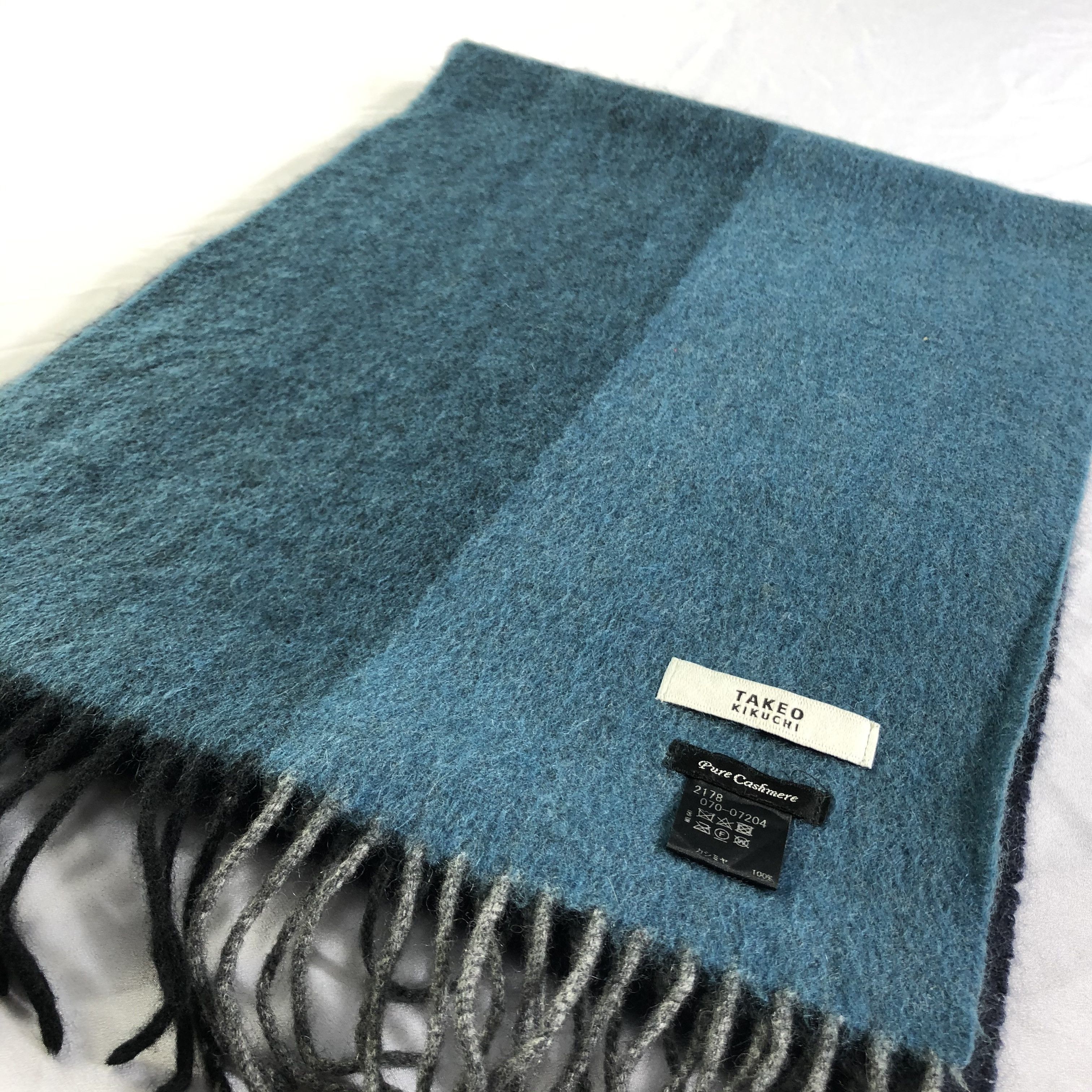 Takeo Kikuchi Takeo Kikuchi Cashmere Scarf Muffler Neckwear V2364 Size ONE SIZE - 5 Thumbnail