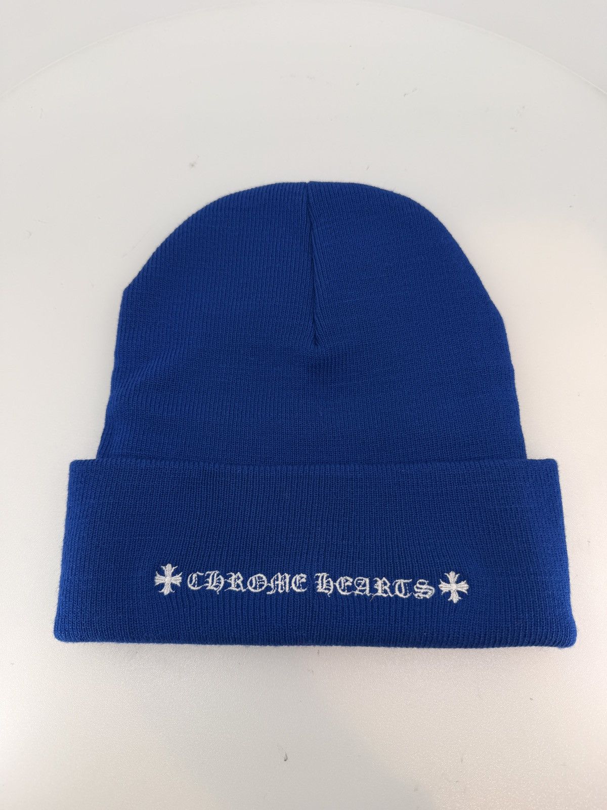 Chrome Hearts Chrome Hearts Watch Beanie Blue Size ONE SIZE - 2 Thumbnail