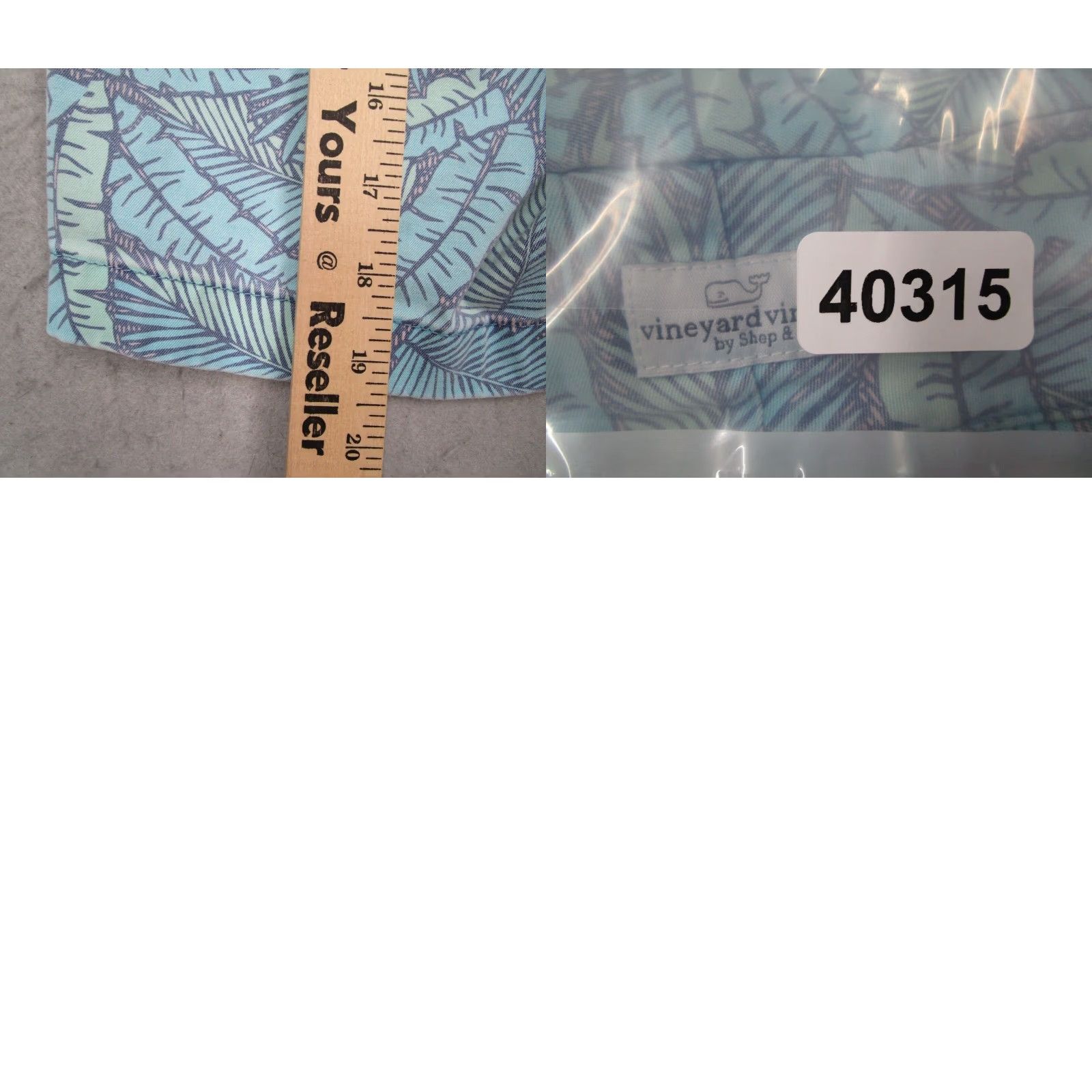 Vineyard Vines Vineyard Vines Mens 35 Blue Floral Breaker Chino Shorts 9" Beach Golf Size US 35 - 8 Thumbnail