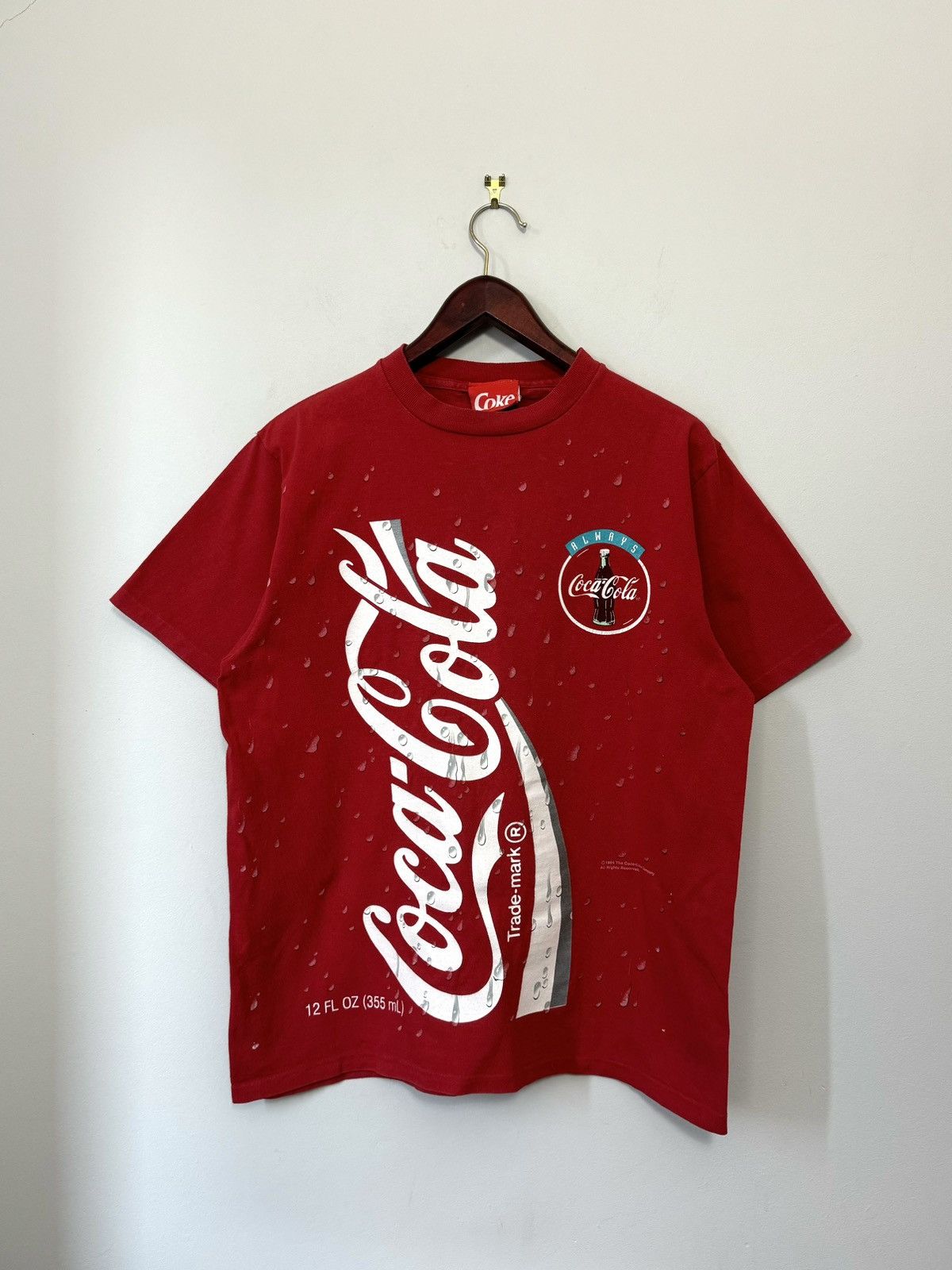Coca Cola Vintage Coca Cola All Over Print Single Stitch 90's T-shirt Size US XL / EU 56 / 4 - 1 Thumbnail