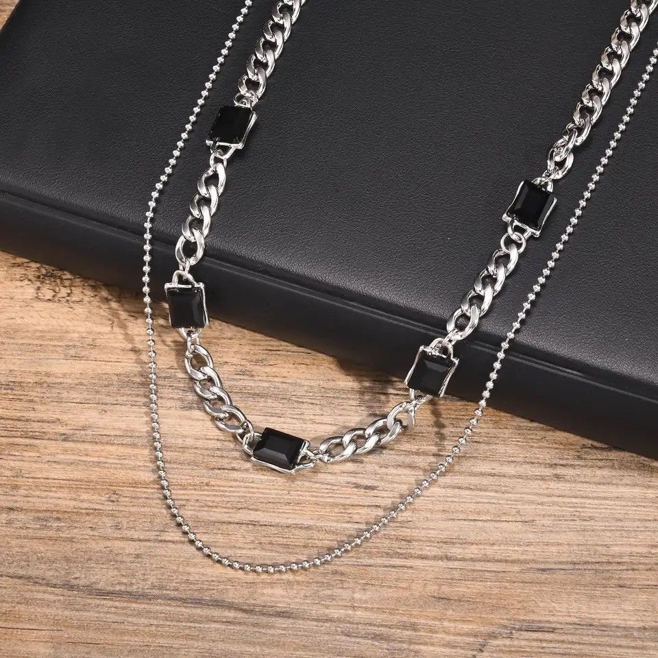 Jewelry Double Layers Chain Necklaces Size ONE SIZE - 2 Thumbnail