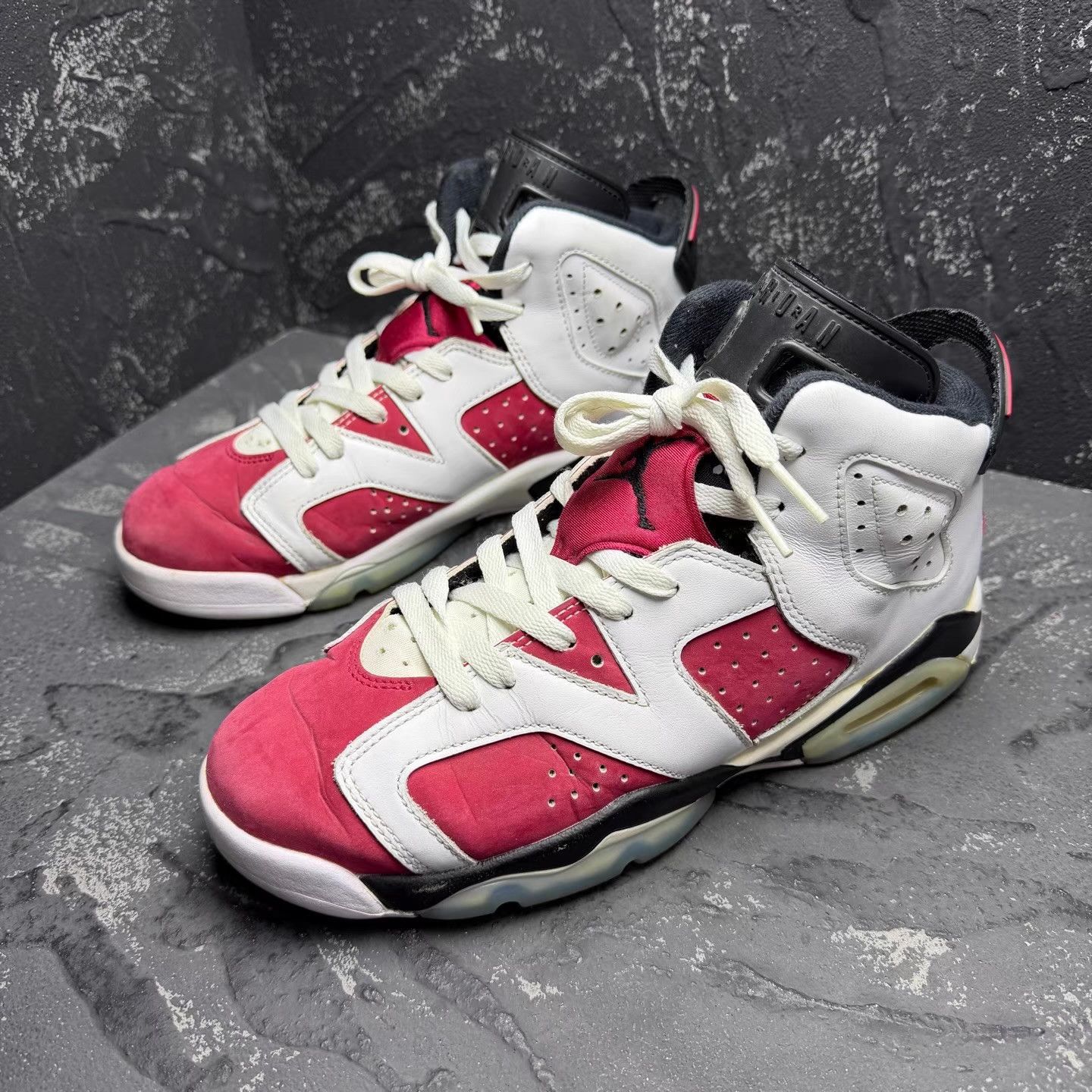 Nike Air Jordan 6 White Red Carmine 2021 Q10 Size US 7 / EU 40 - 1 Thumbnail