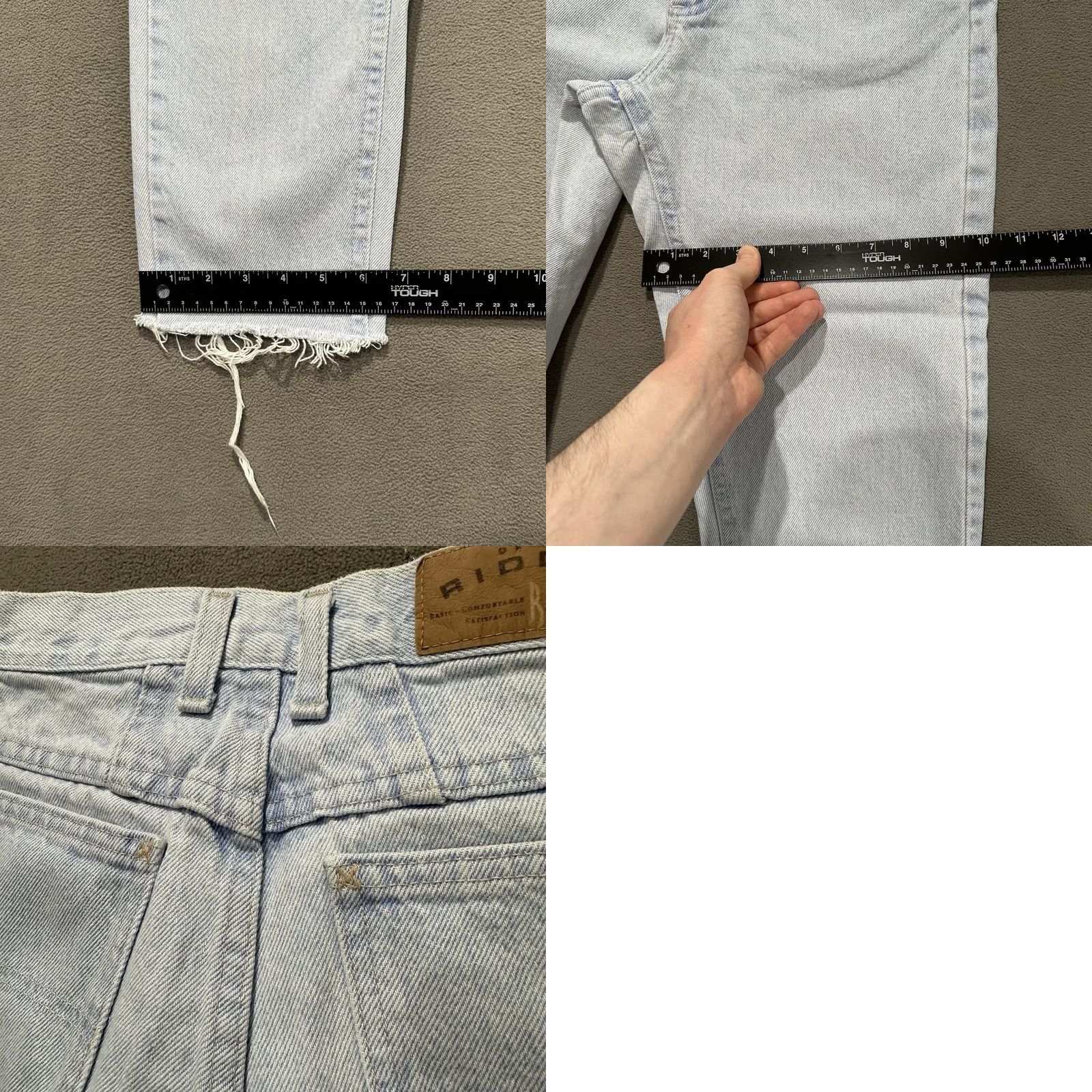 Lee VINTAGE Lee Riders Jeans Womens 7 Medium (24) Light Wash GUC Size 28" / US 6 / IT 42 - 8 Thumbnail