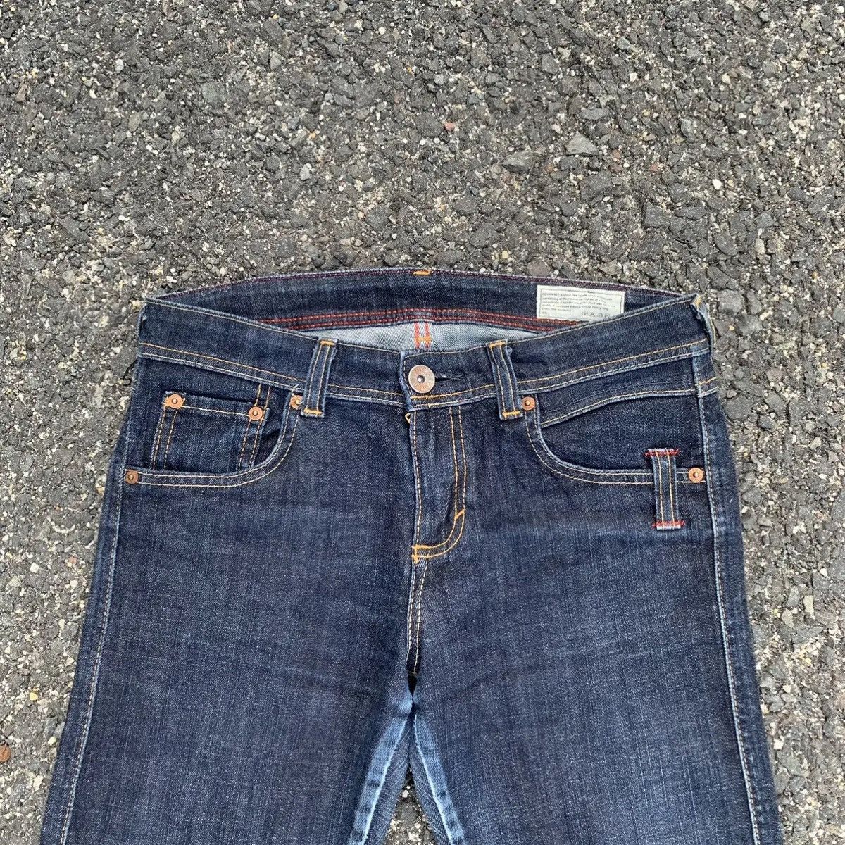 Jean Vintage Edwin 551 Jeans 30x31 Flare/Bootcut Denim Pants Size US 30 / EU 46 - 2 Thumbnail