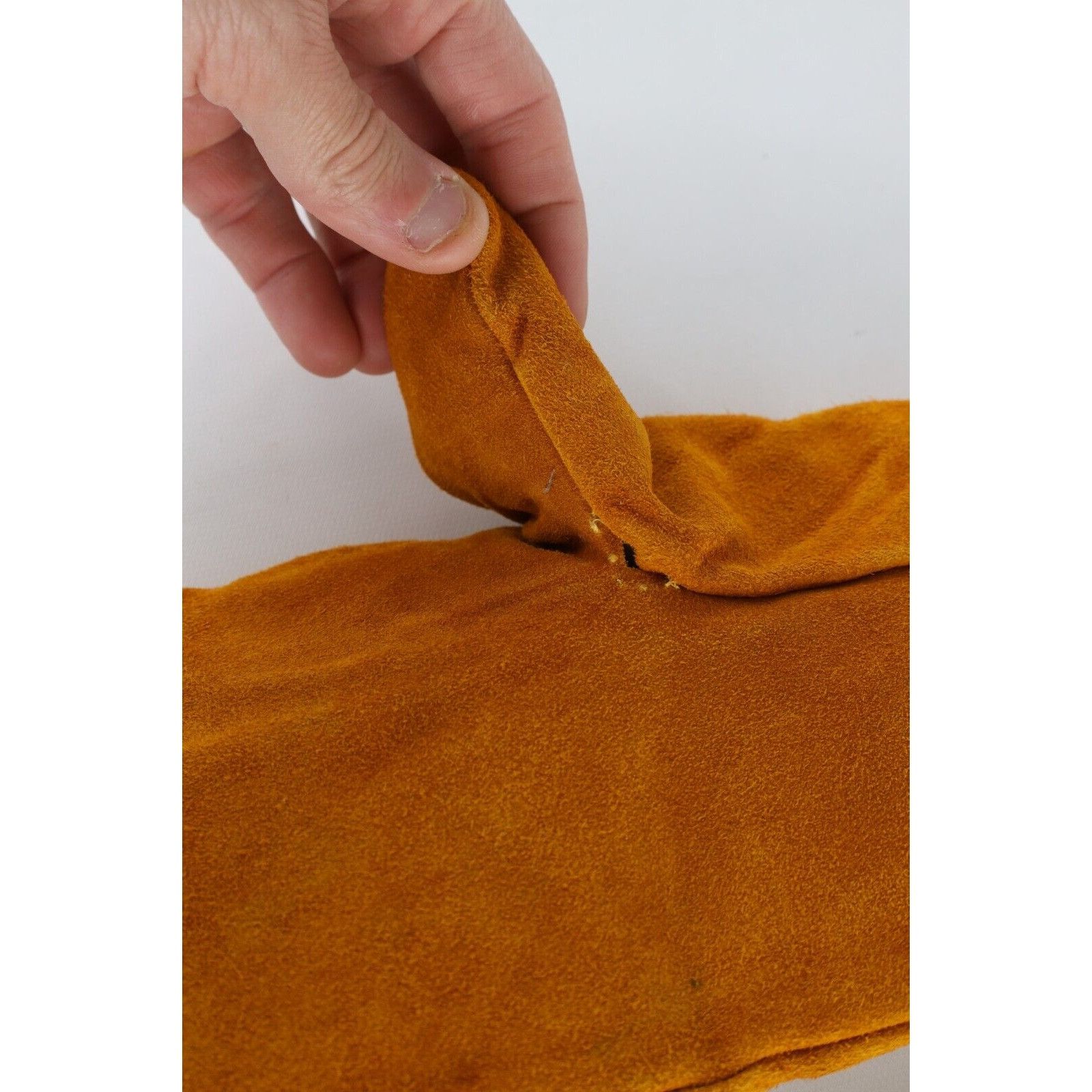 Vintage Vintage 70s Streetwear Suede Leather Deep Pile Fleece Gloves Size ONE SIZE - 4 Thumbnail