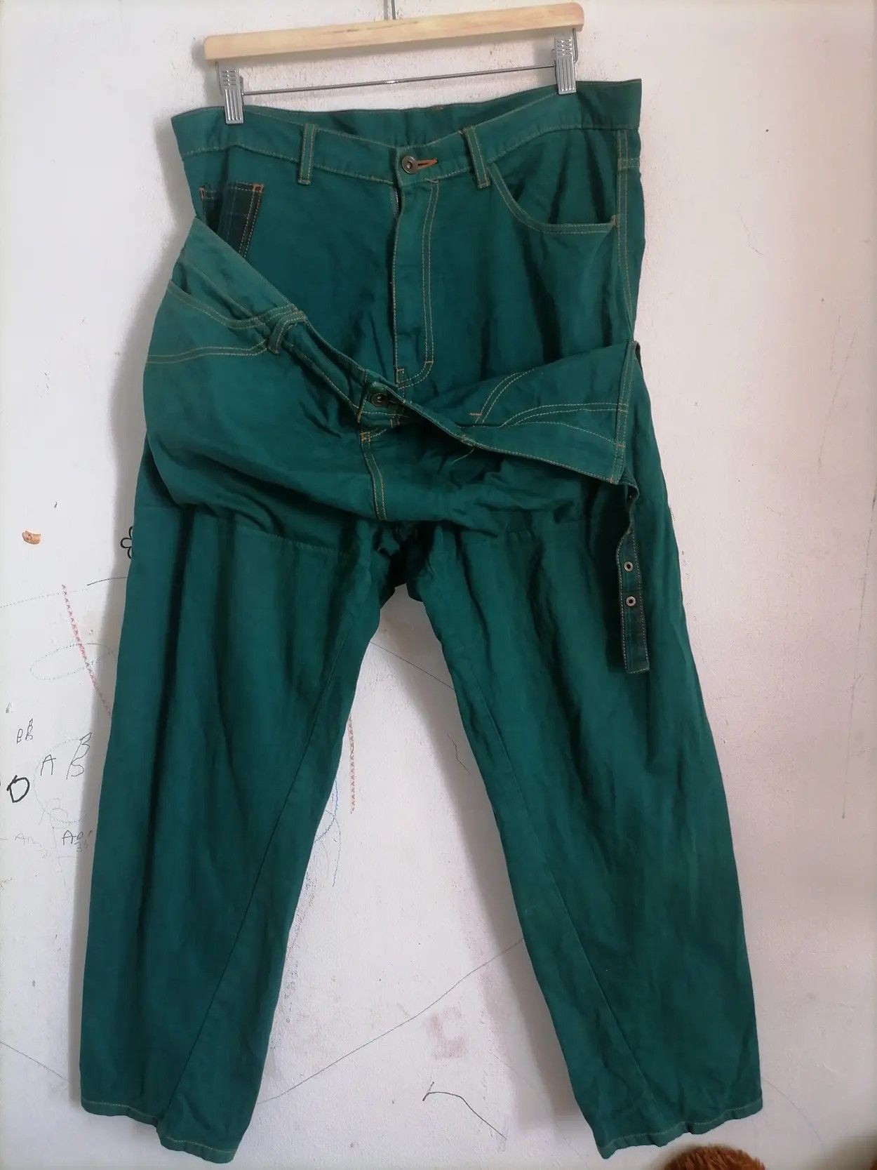 Japanese Brand KARAKOTO KOJIMA JAPAN DISTRESSED PANTS Size US 36 / EU 52 - 1 Thumbnail